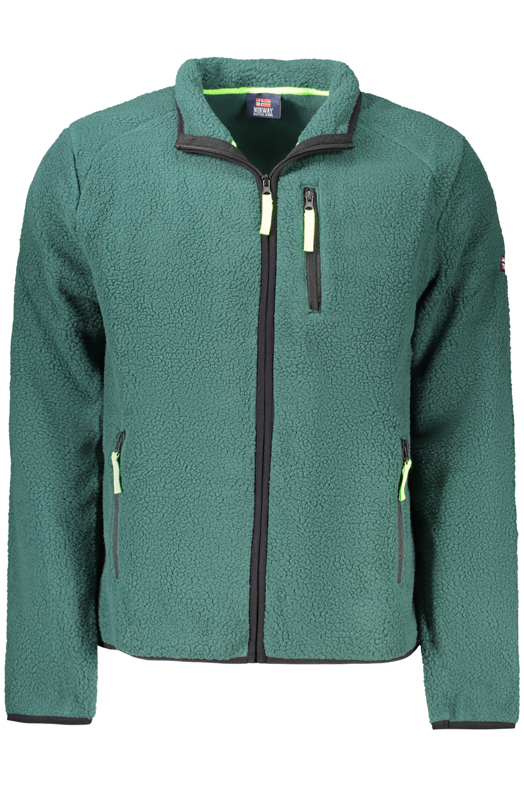 NORWAY 1963 MEN'S GREEN ZIP-UP SWEATSHIRT