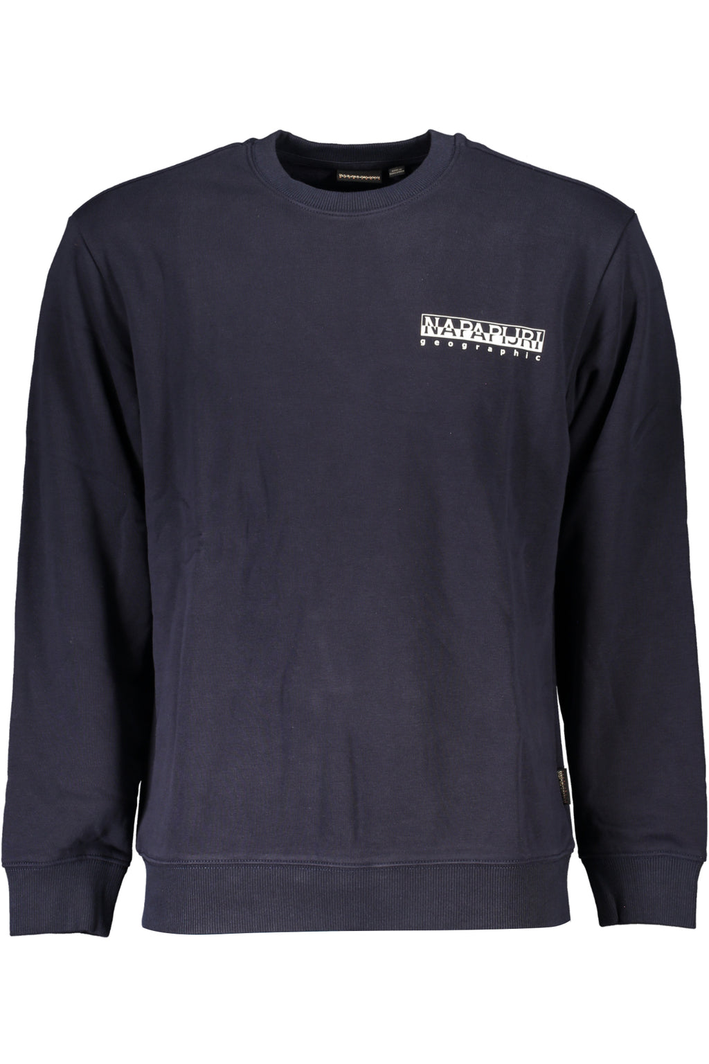 NAPAPIJRI MEN'S BLUE ZIPLESS SWEATSHIRT