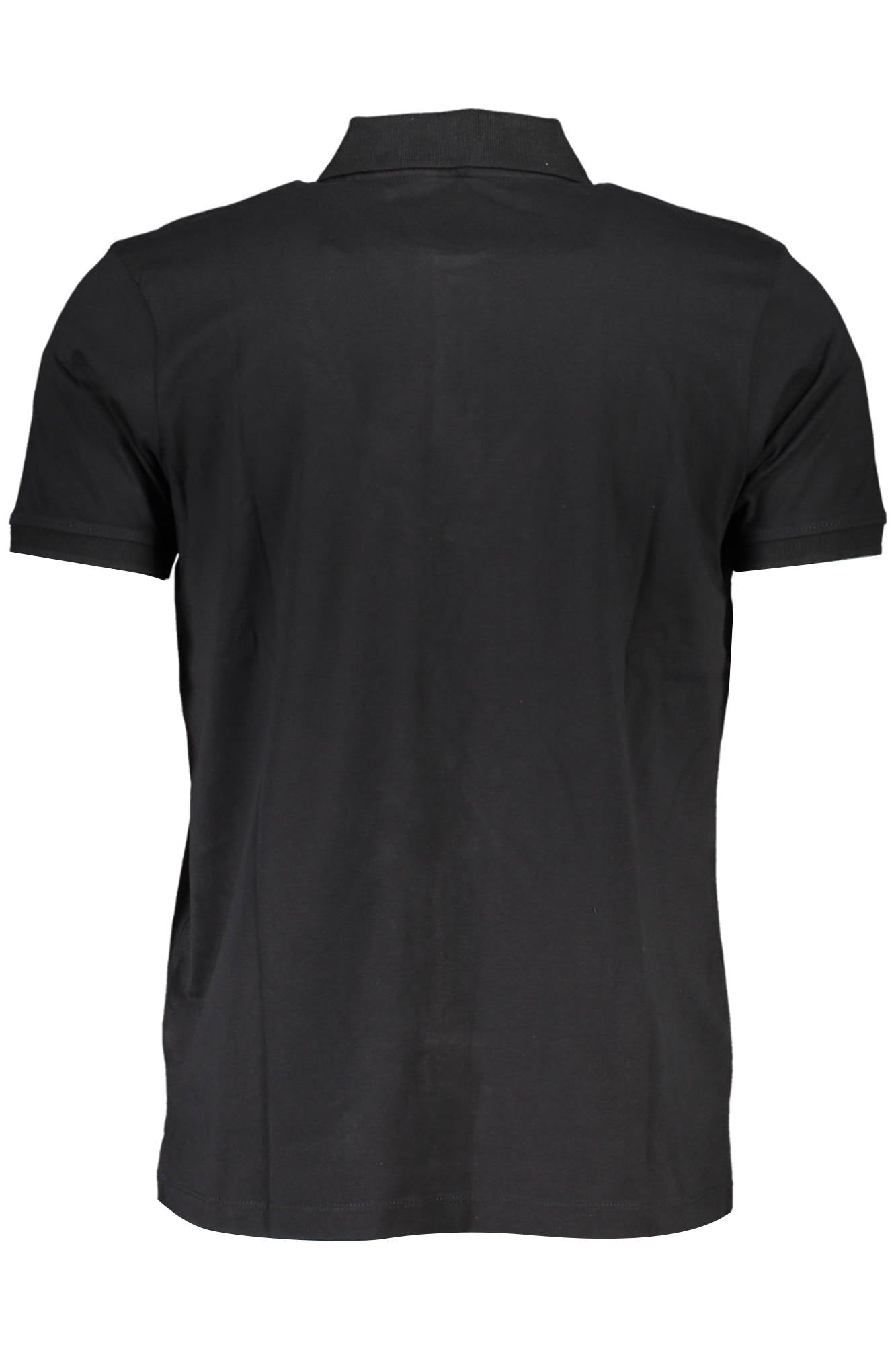 GIAN MARCO VENTURI MEN'S SHORT SLEEVE POLO BLACK