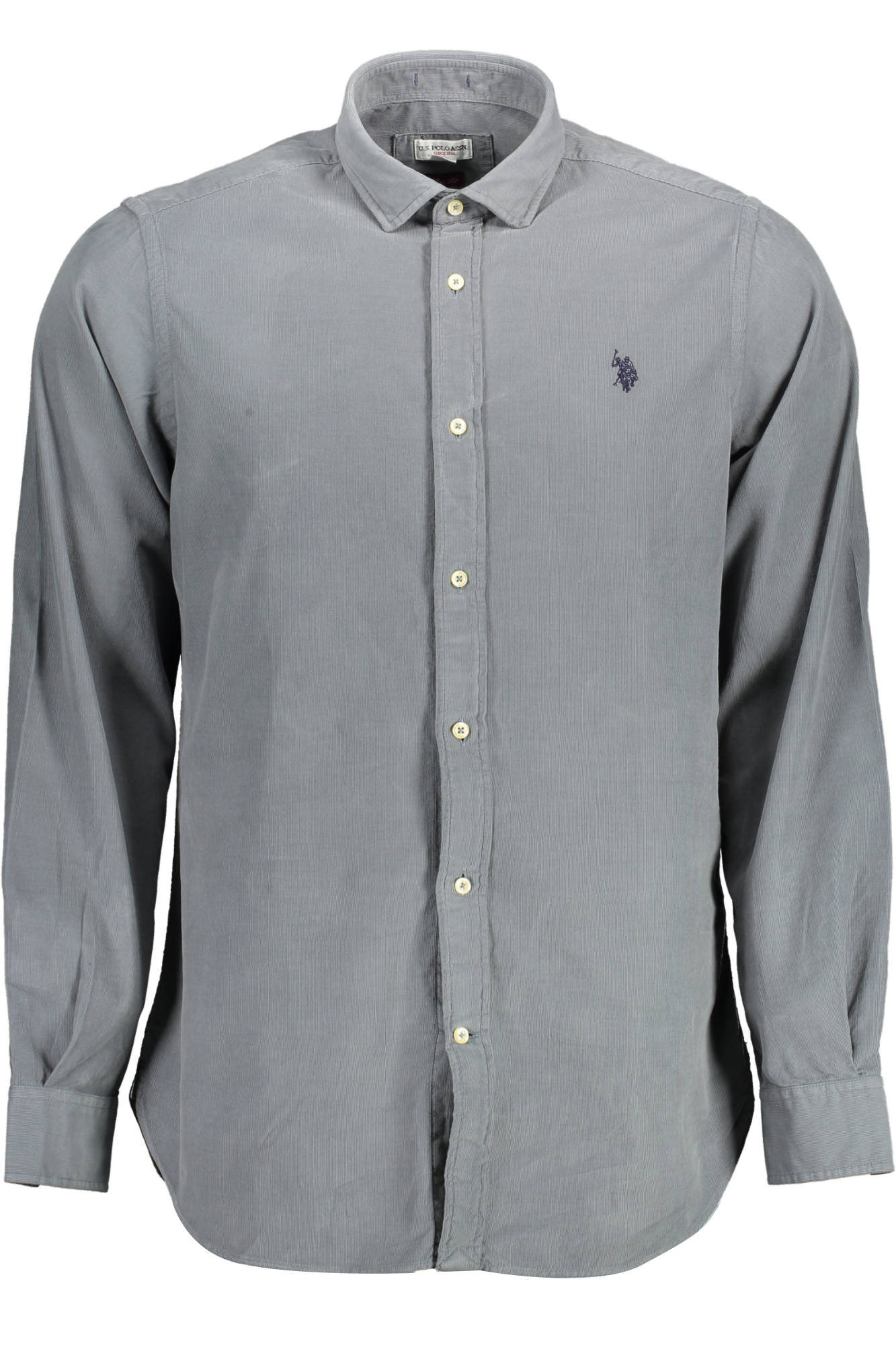 US POLO SHIRT LONG SLEEVE MEN BLUE