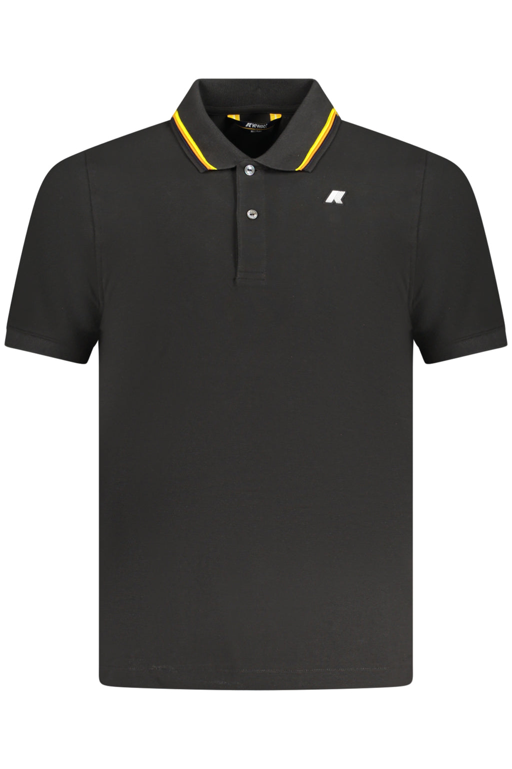 K-WAY POLO SHORT SLEEVE MEN BLACK