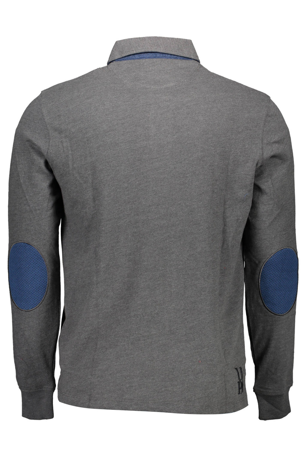 US POLO SHIRT LONG SLEEVE MEN'S GRAY