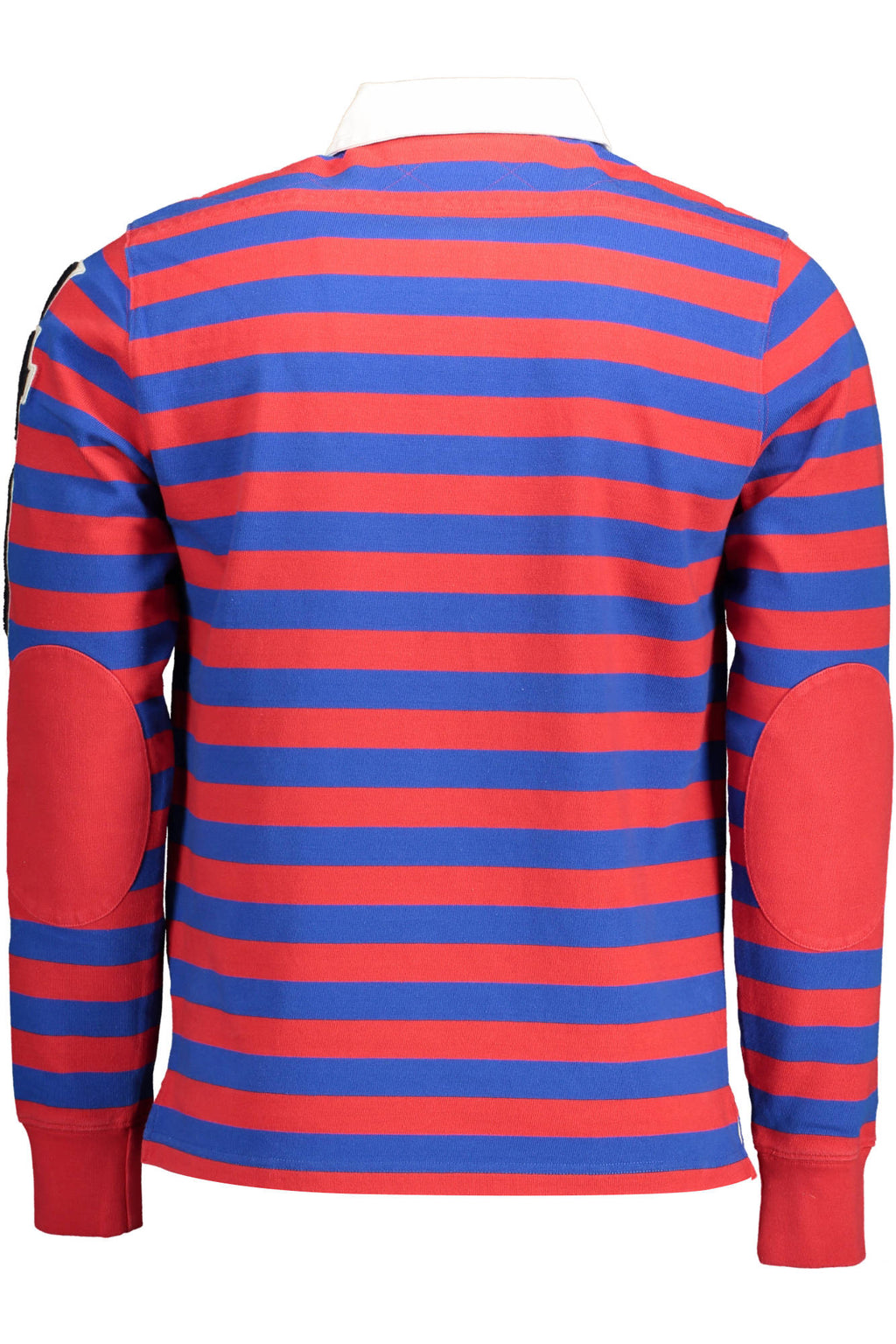 GANT MEN'S RED LONG SLEEVE POLO SHIRT