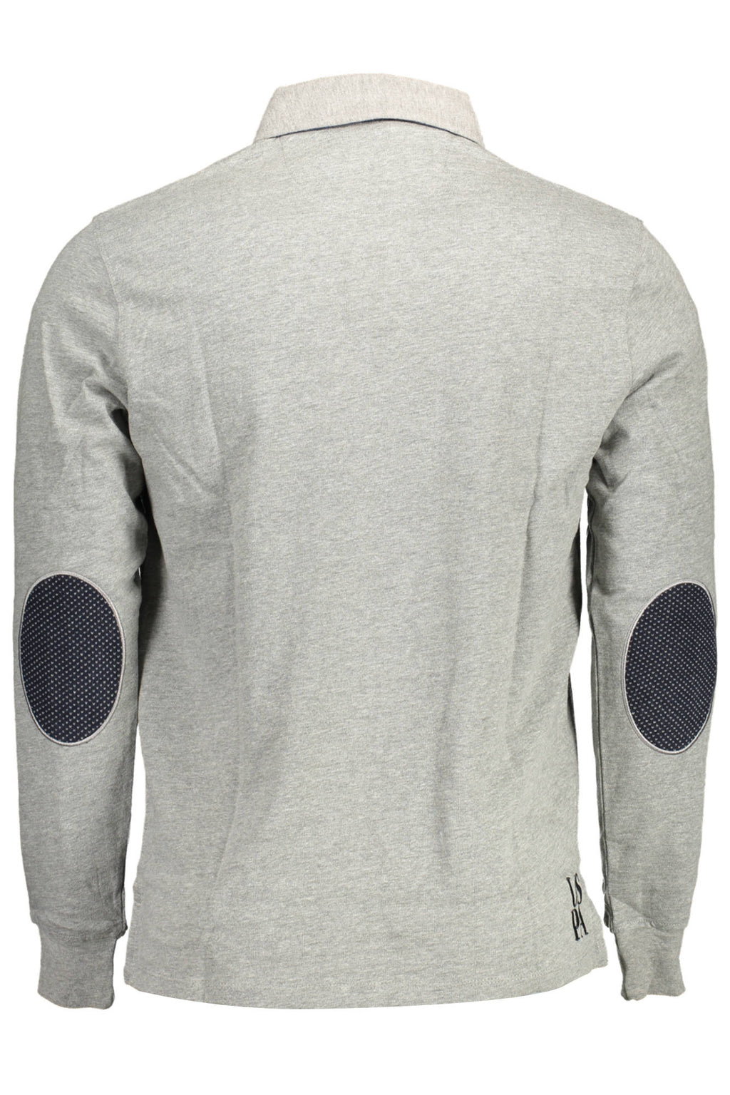 US POLO LONG SLEEVED POLO SHIRT MAN GRAY