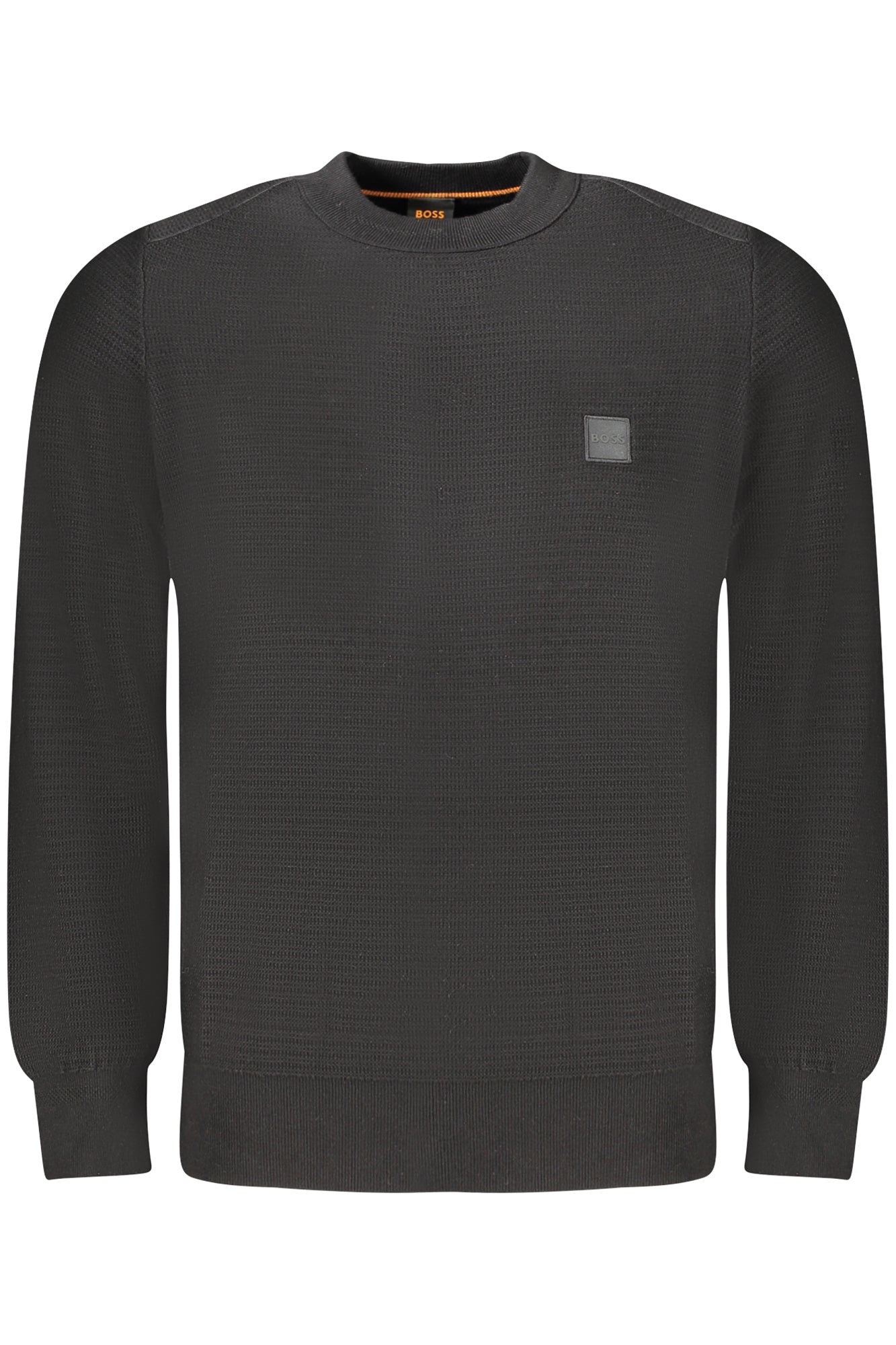 HUGO BOSS MEN'S BLACK SWEATER