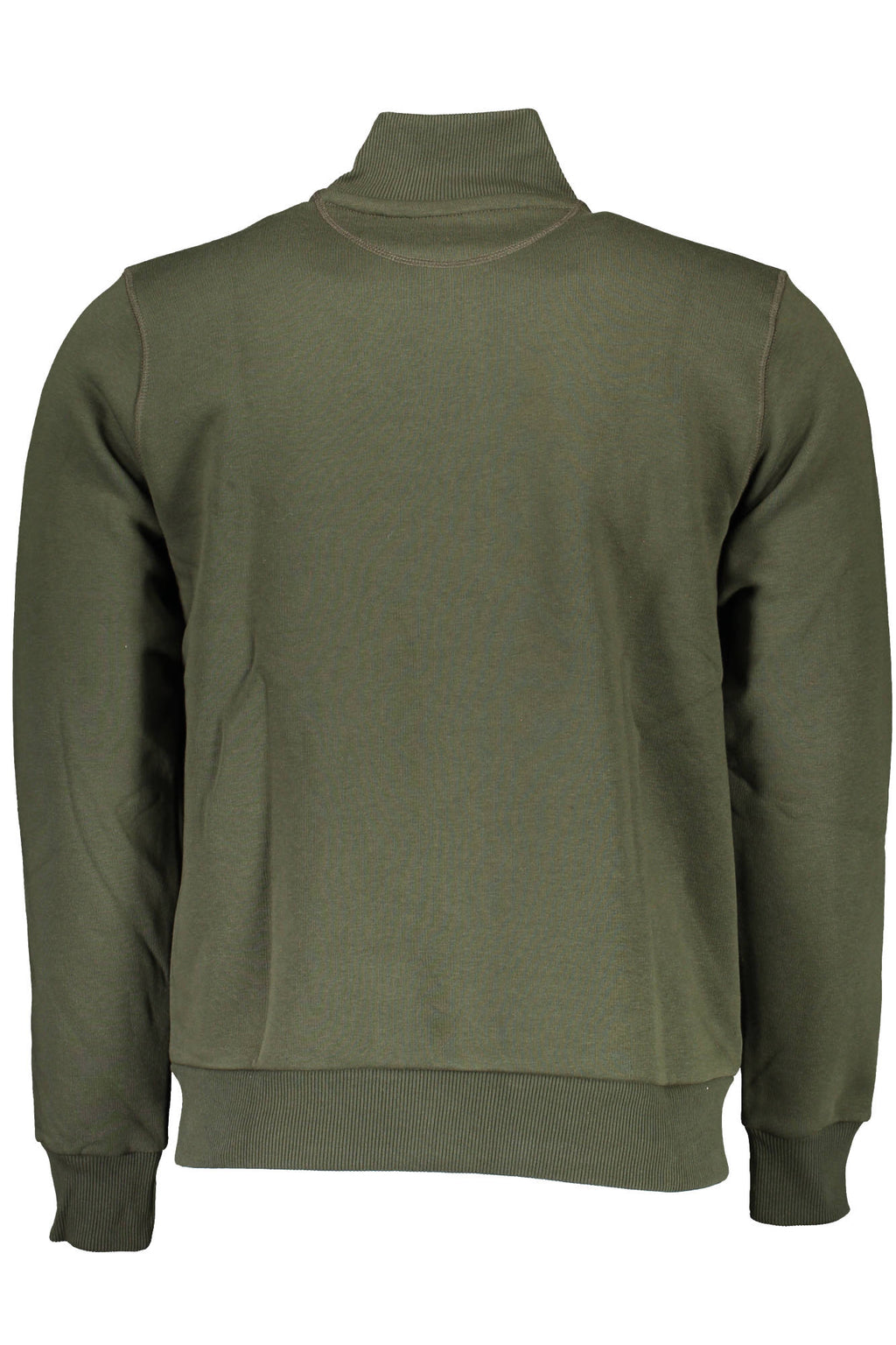 NORTH SAILS MEN'S GREEN ZIPPED SWEATSHIRT