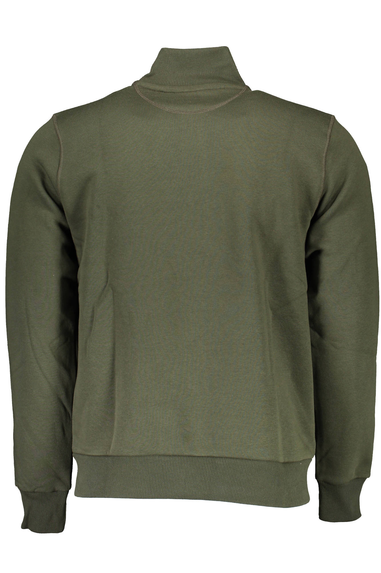 NORTH SAILS MEN'S GREEN ZIPPED SWEATSHIRT