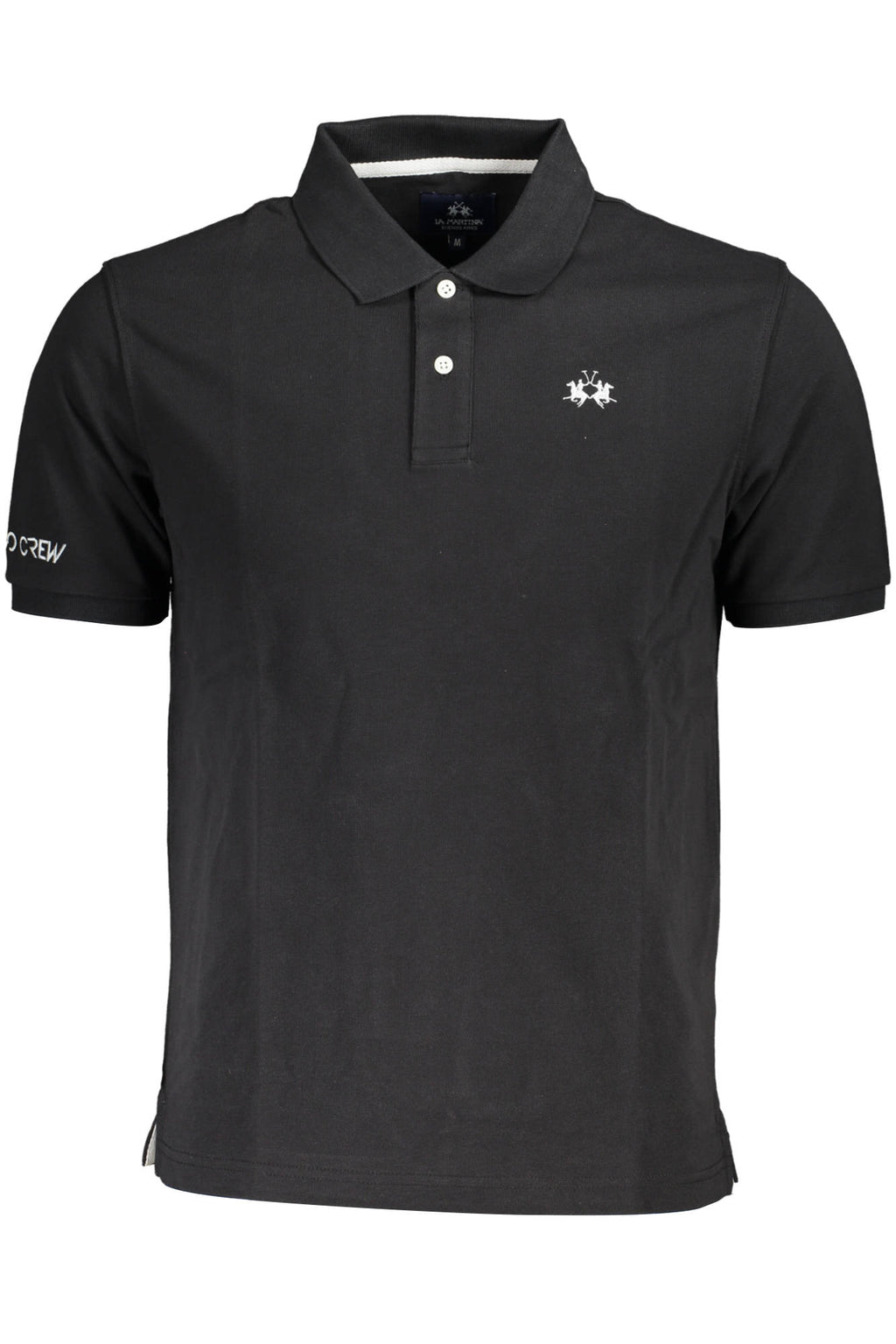 LA MARTINA MEN'S SHORT SLEEVE POLO BLACK