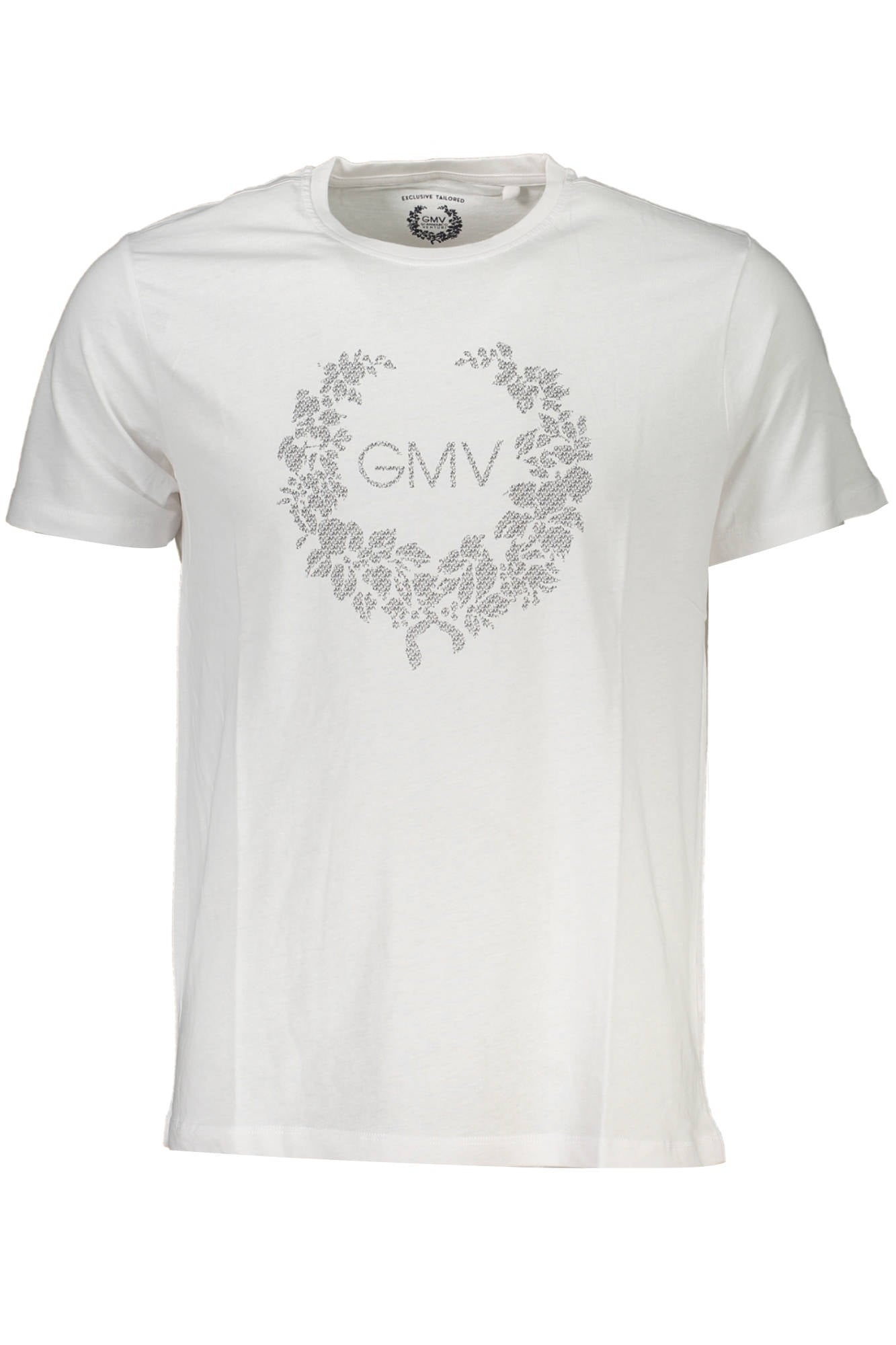 GIAN MARCO VENTURI MEN'S SHORT SLEEVE T-SHIRT WHITE