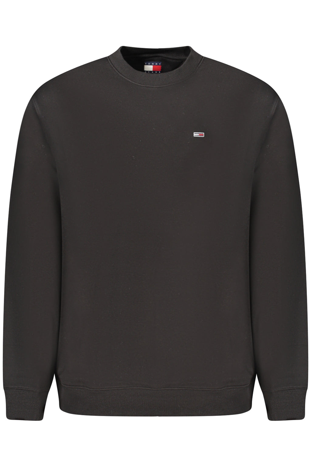 TOMMY HILFIGER MEN'S BLACK ZIP-UP SWEATSHIRT