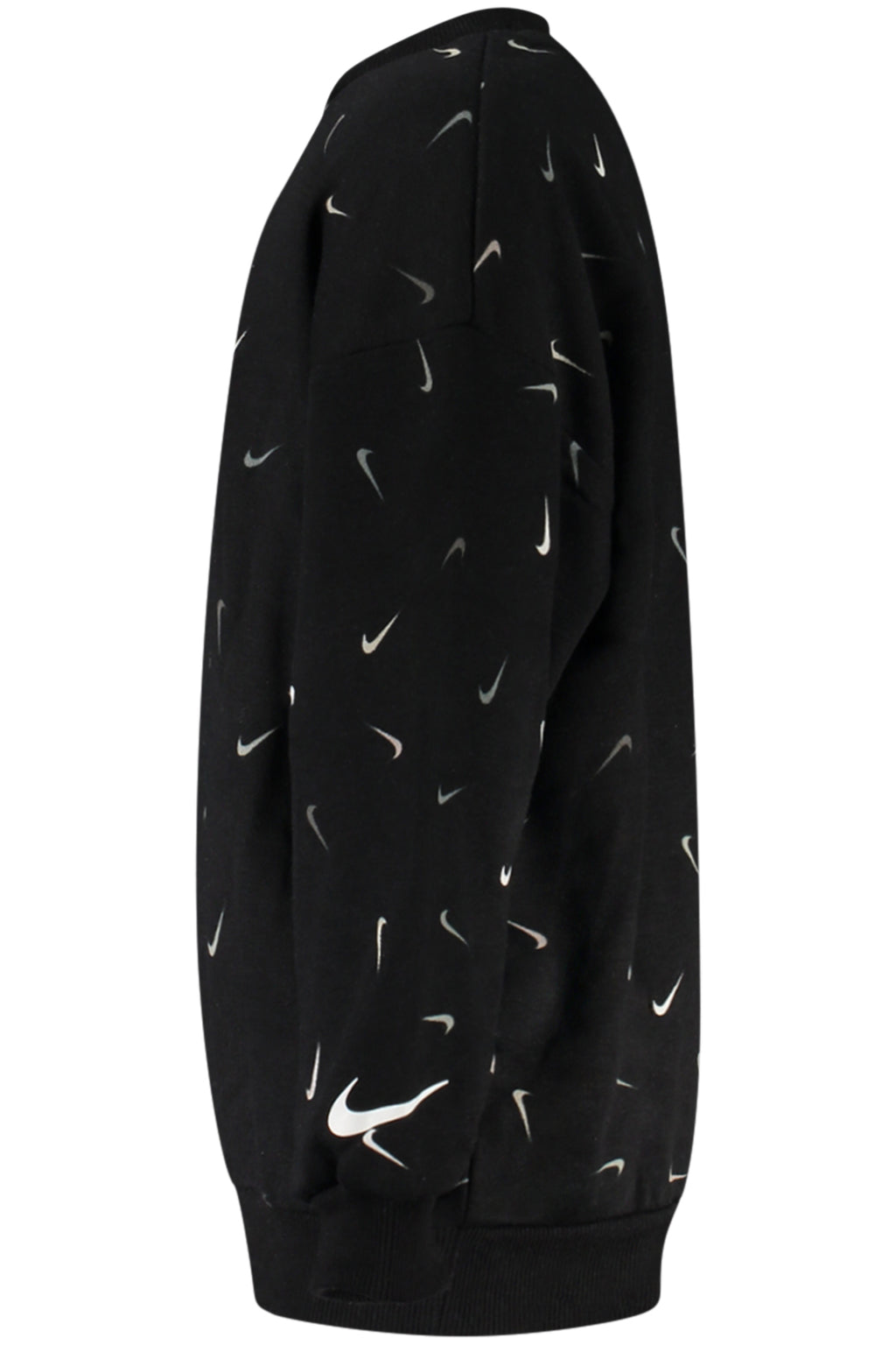 NIKE KIDS' BLACK ZIP-UP SWEATSHIRT