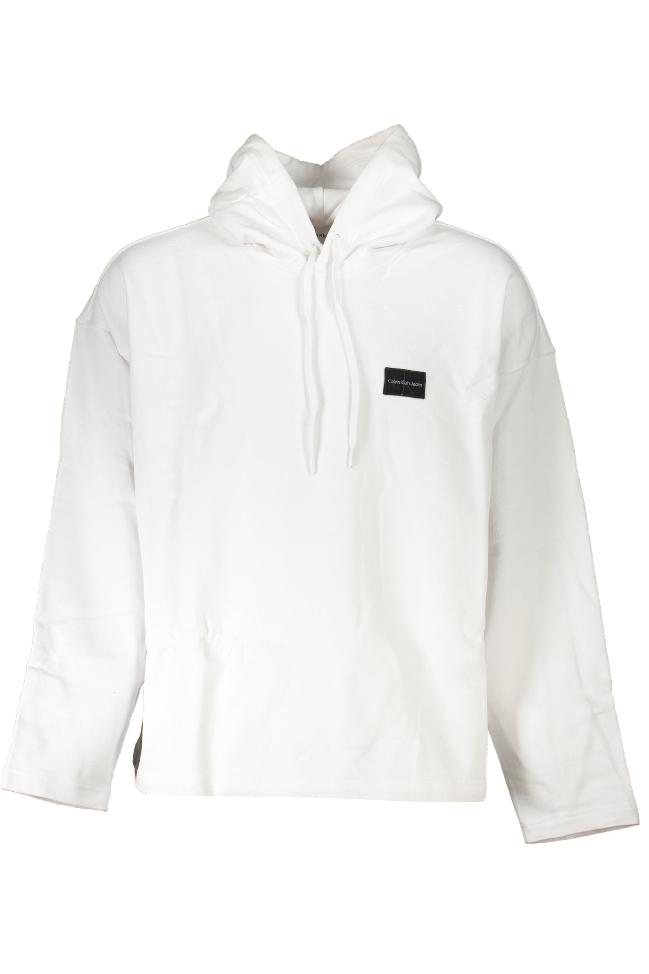 CALVIN KLEIN MEN'S WHITE ZIPLESS SWEATSHIRT