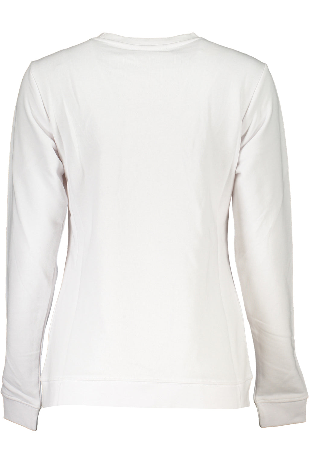 CAVALLI CLASS WOMEN'S WHITE SWEATSHIRT WITHOUT ZIP