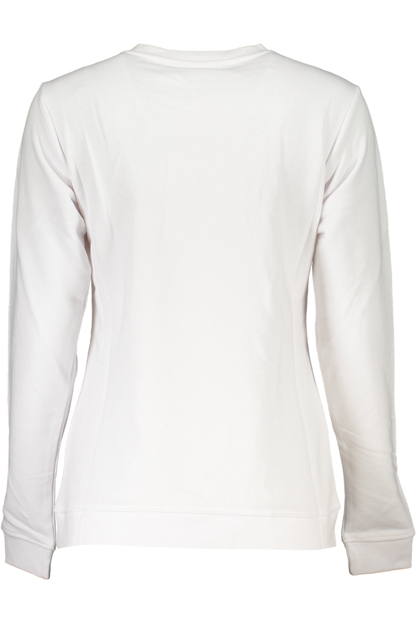 CAVALLI CLASS WOMEN'S WHITE SWEATSHIRT WITHOUT ZIP