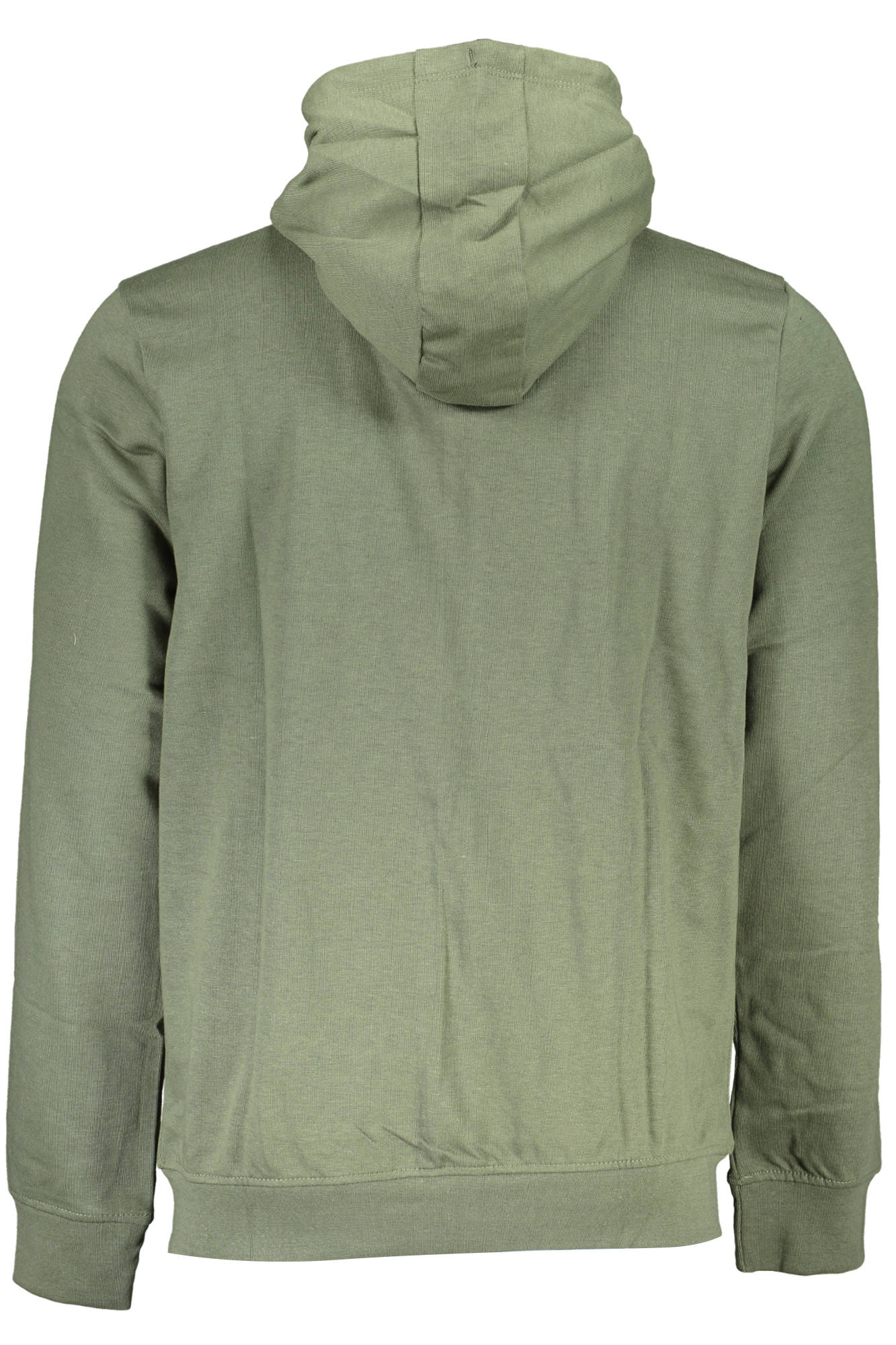 GIAN MARCO VENTURI MEN'S ZIP-UP SWEATSHIRT GREEN