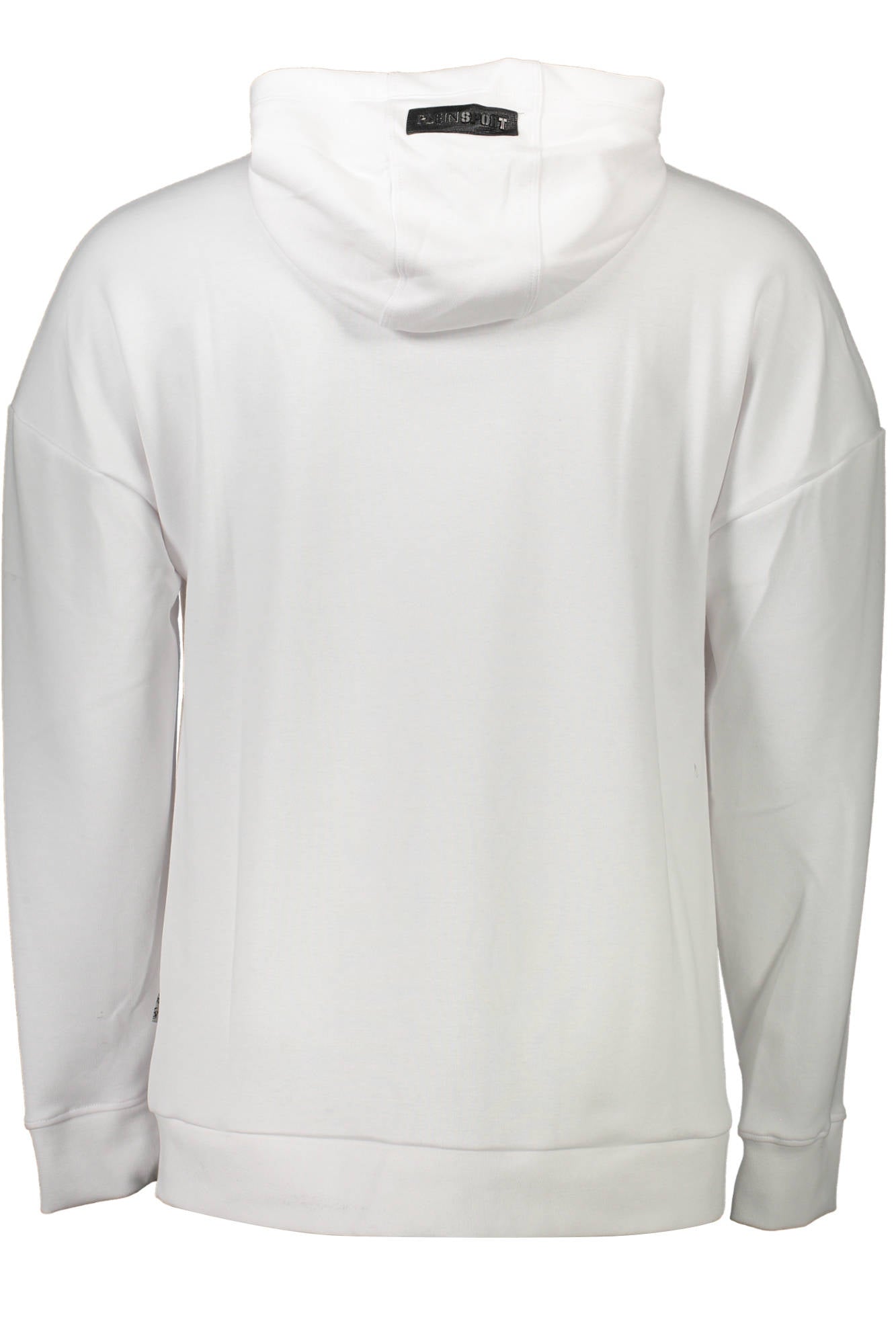 PLEIN SPORT SWEATSHIRT WITHOUT ZIP MAN WHITE