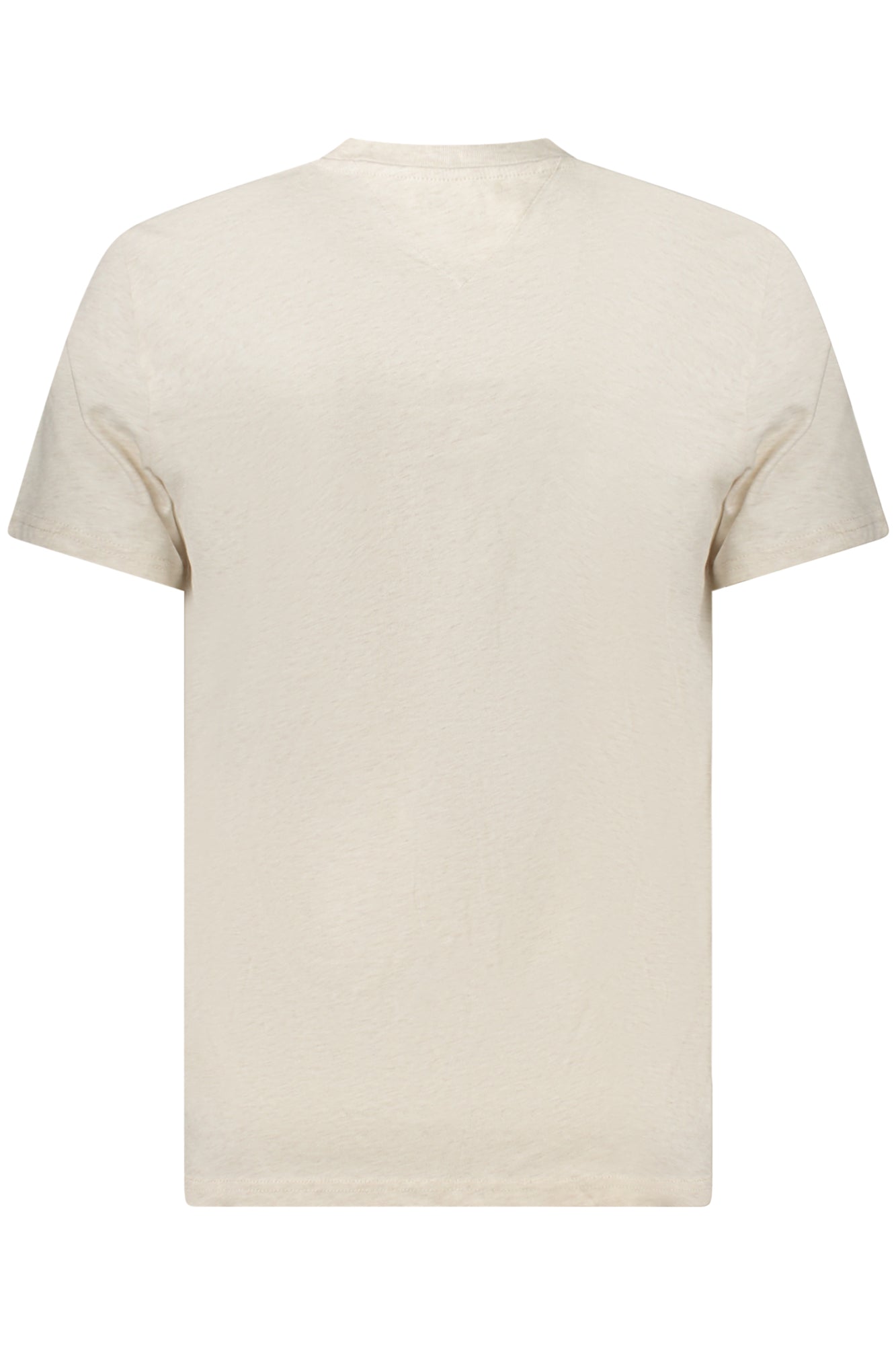 TOMMY HILFIGER MEN'S SHORT-SLEEVE T-SHIRT BEIGE