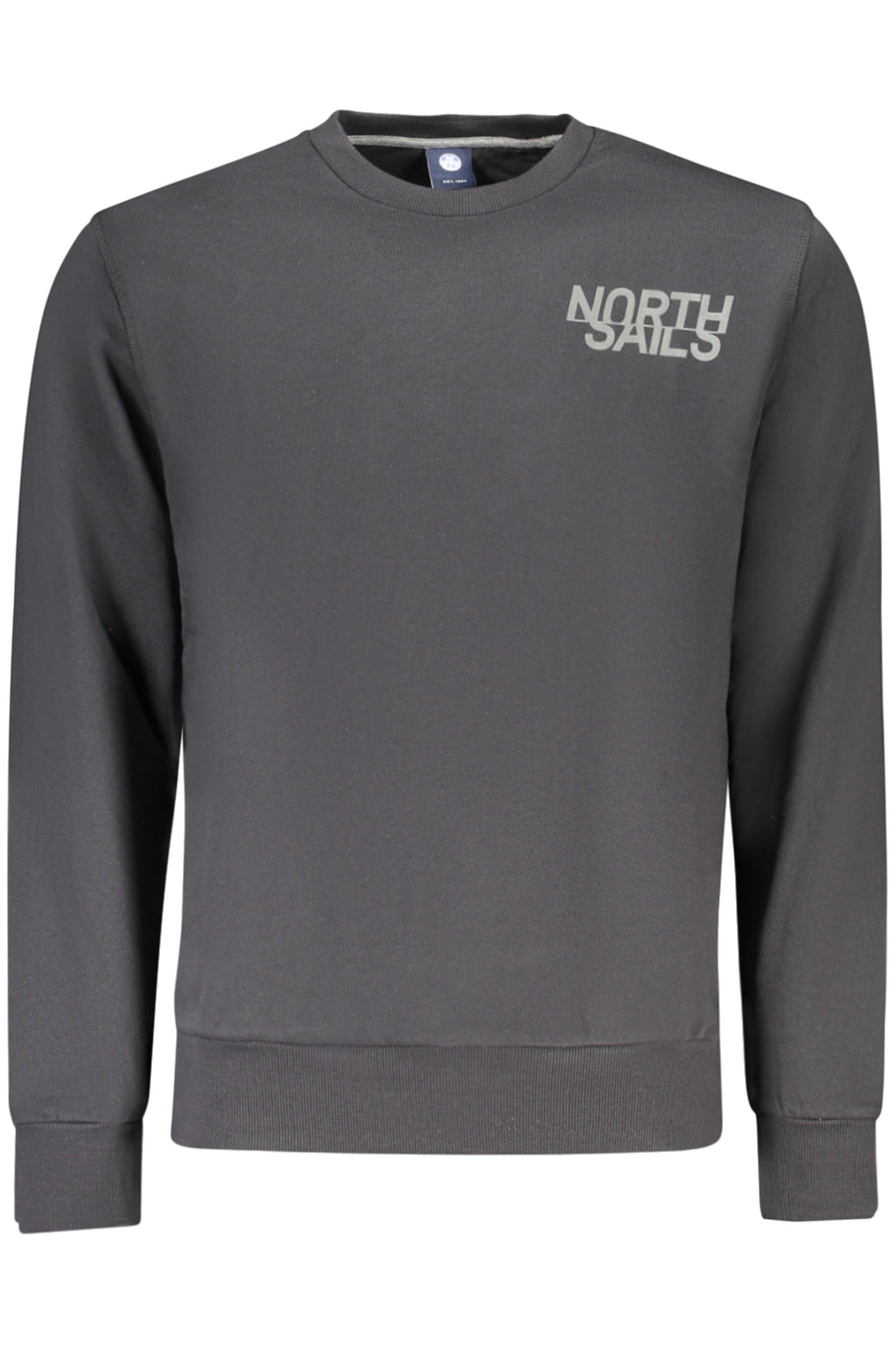 NORTH SAILS MEN'S BLACK ZIP-UP SWEATSHIRT