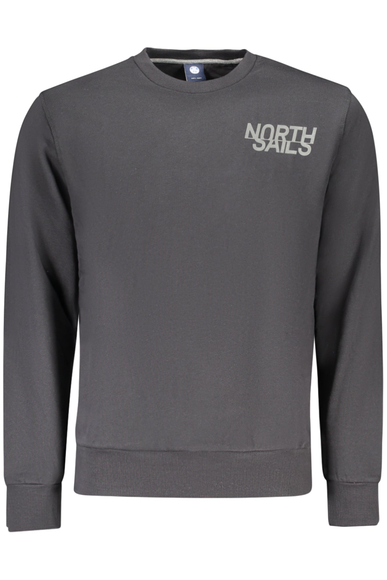 NORTH SAILS MEN'S BLACK ZIP-UP SWEATSHIRT