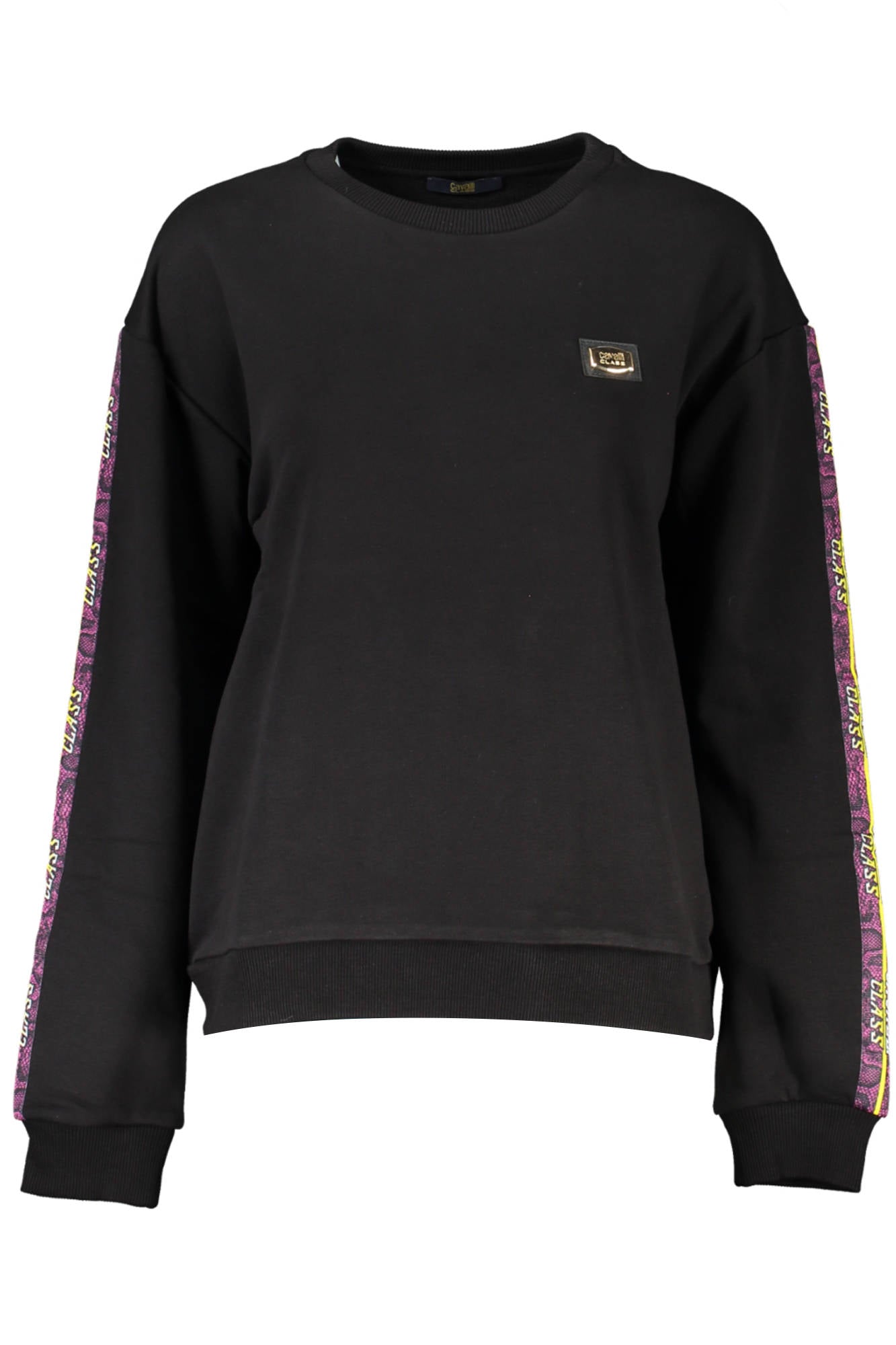 CAVALLI CLASS SWEATSHIRT WITHOUT ZIP WOMEN BLACK