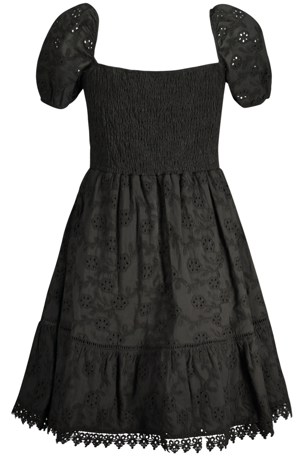 GUESS JEANS SHORT DRESS WOMEN BLACK