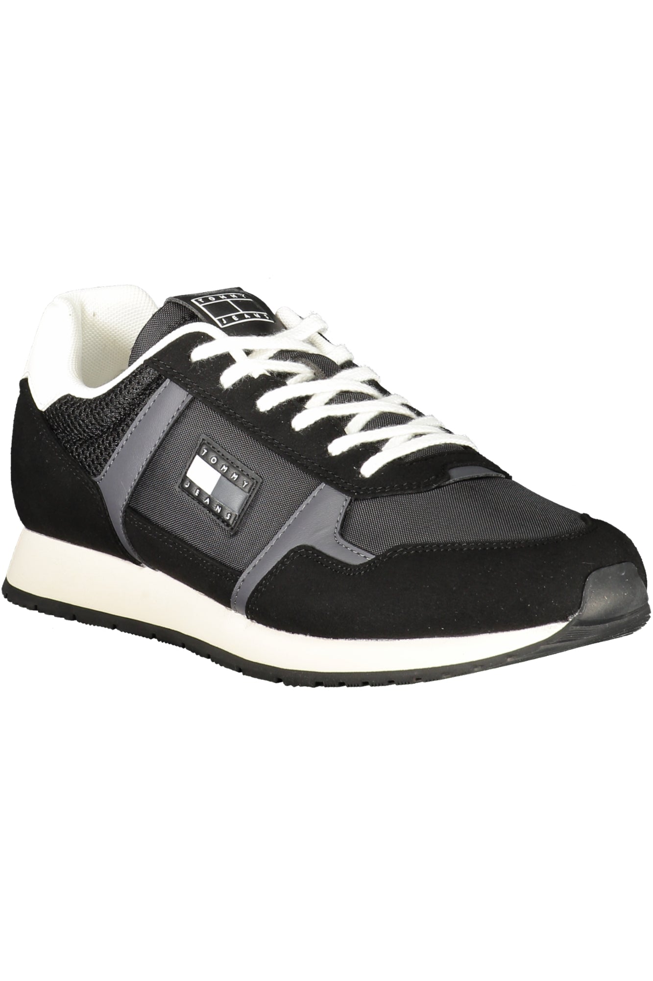 TOMMY HILFIGER MEN'S BLACK SPORTS SHOES