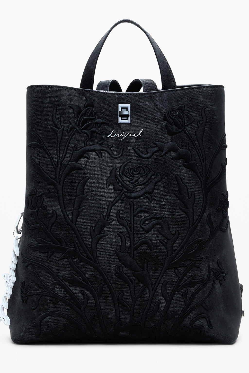 DESIGUAL WOMEN'S BLACK BACKPACK