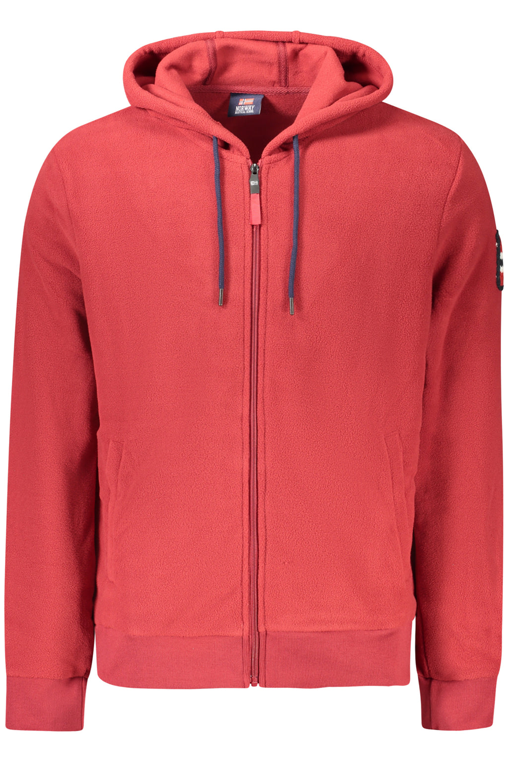 NORWAY 1963 MEN'S RED ZIP-UP SWEATSHIRT