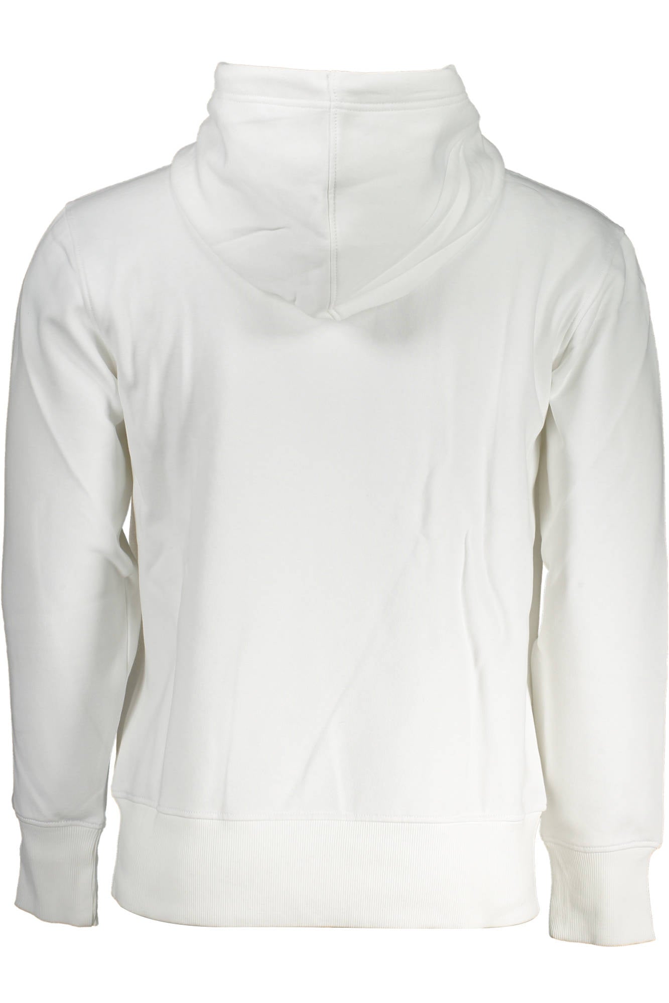 CALVIN KLEIN WHITE MEN'S SWEATSHIRT WITHOUT ZIP
