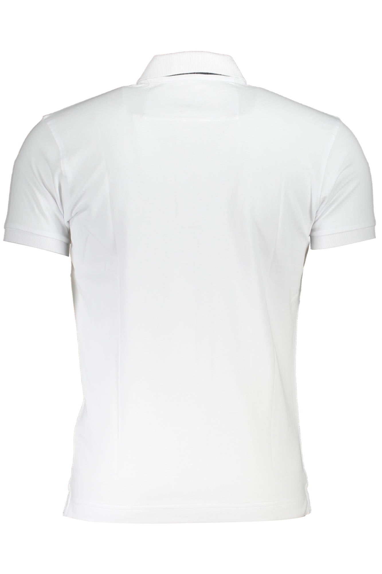 LA MARTINA MEN'S WHITE SHORT SLEEVED POLO SHIRT