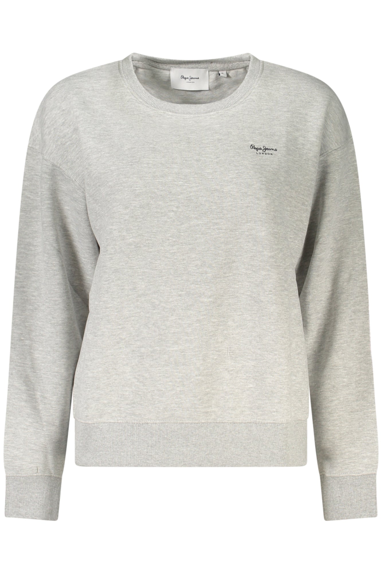 PEPE JEANS WOMEN'S GRAY ZIP-UP SWEATSHIRT