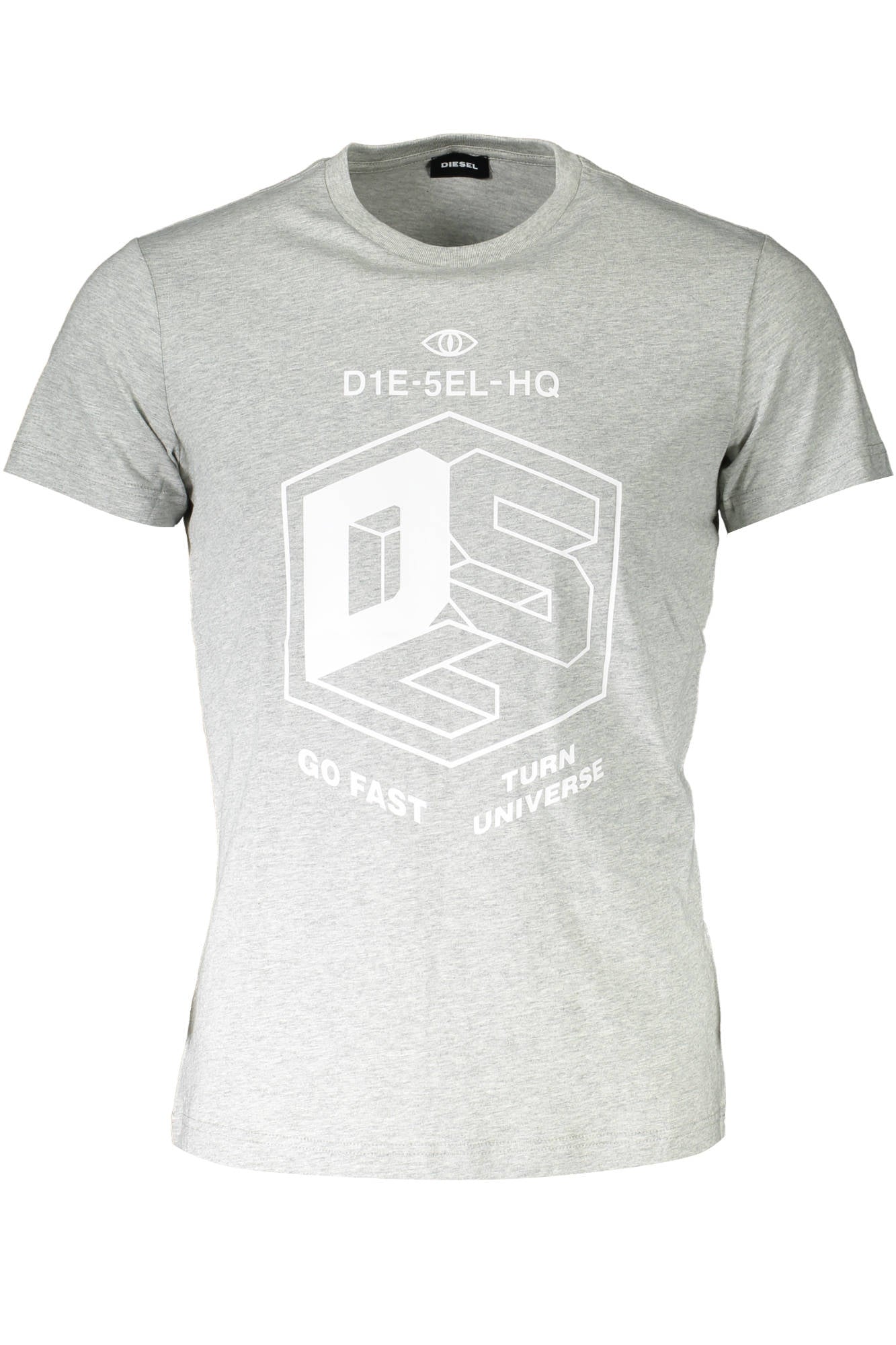 DIESEL SHORT SLEEVE T-SHIRT MEN GREY