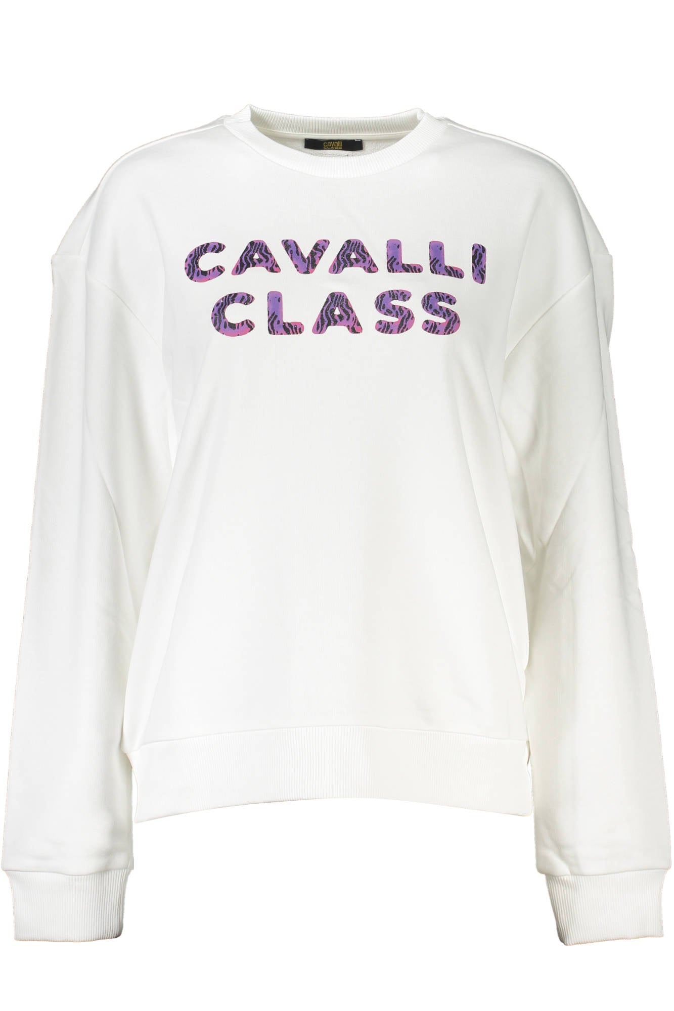 CAVALLI CLASS SWEATSHIRT WITHOUT ZIP WOMAN WHITE