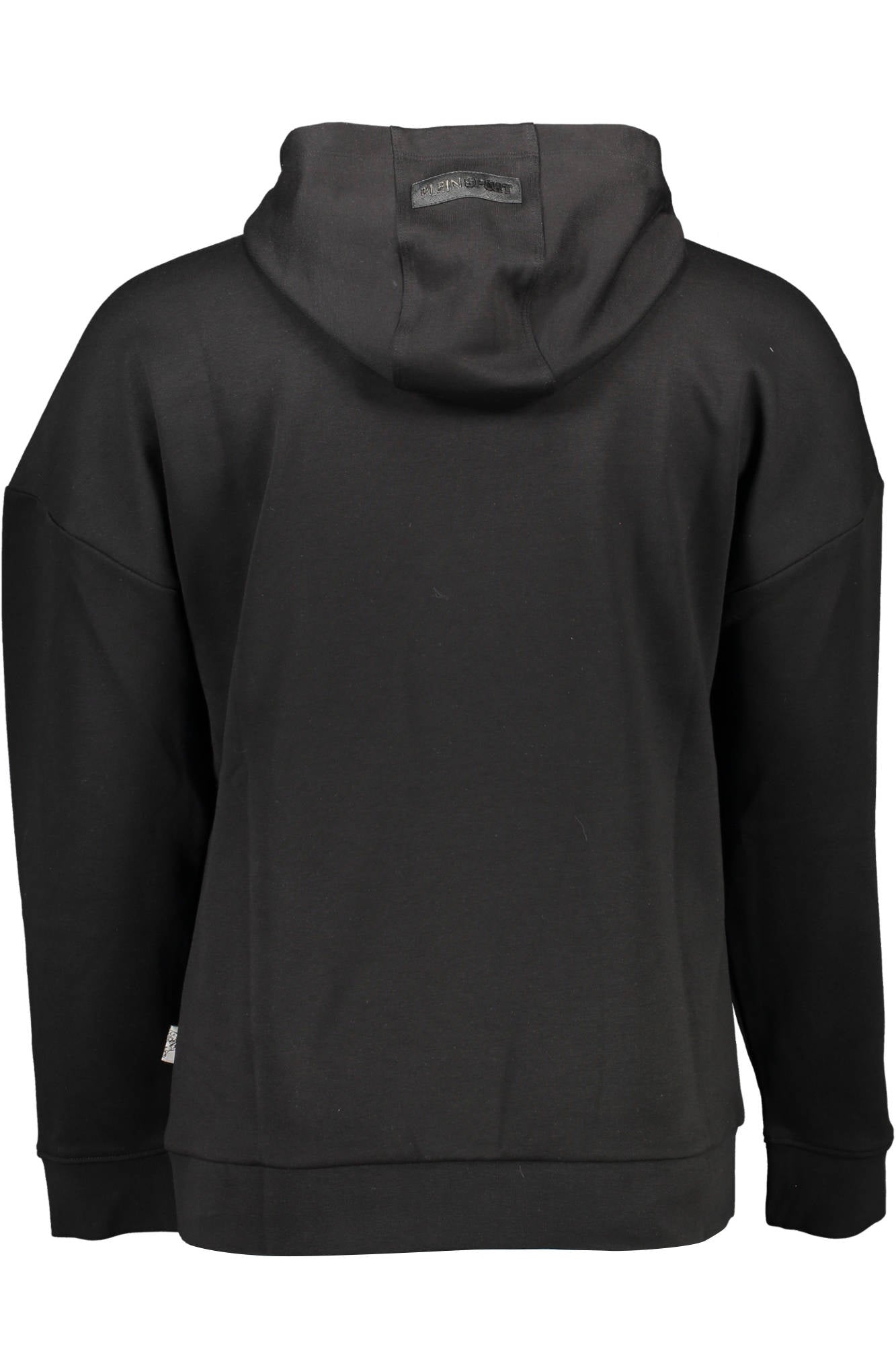 PLEIN SPORT MEN'S BLACK ZIP-UP SWEATSHIRT