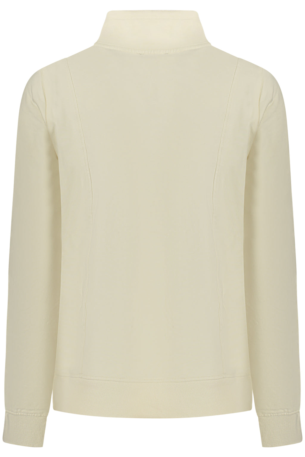 FREDDY WOMEN'S WHITE ZIP-UP SWEATSHIRT