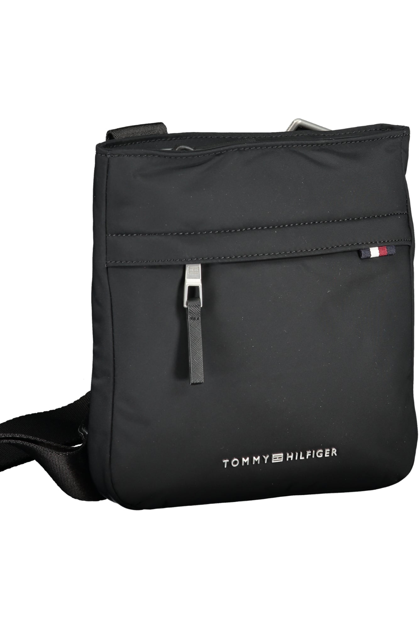 TOMMY HILFIGER MEN'S BLACK SHOULDER BAG