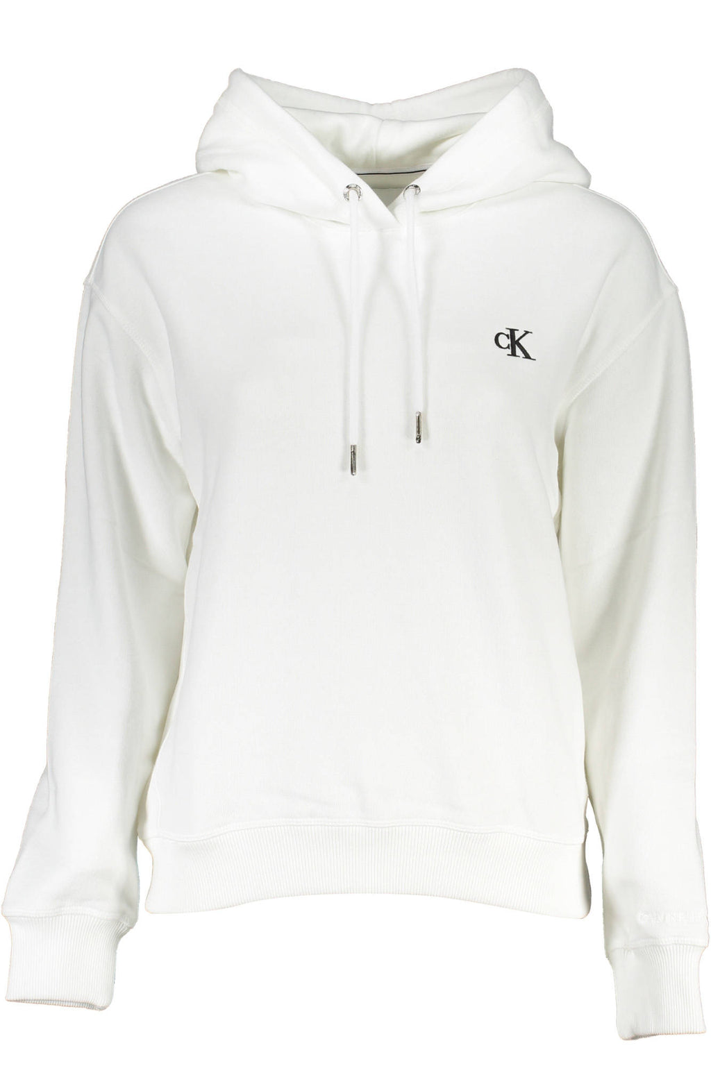 CALVIN KLEIN WOMEN'S ZIPLESS SWEATSHIRT WHITE