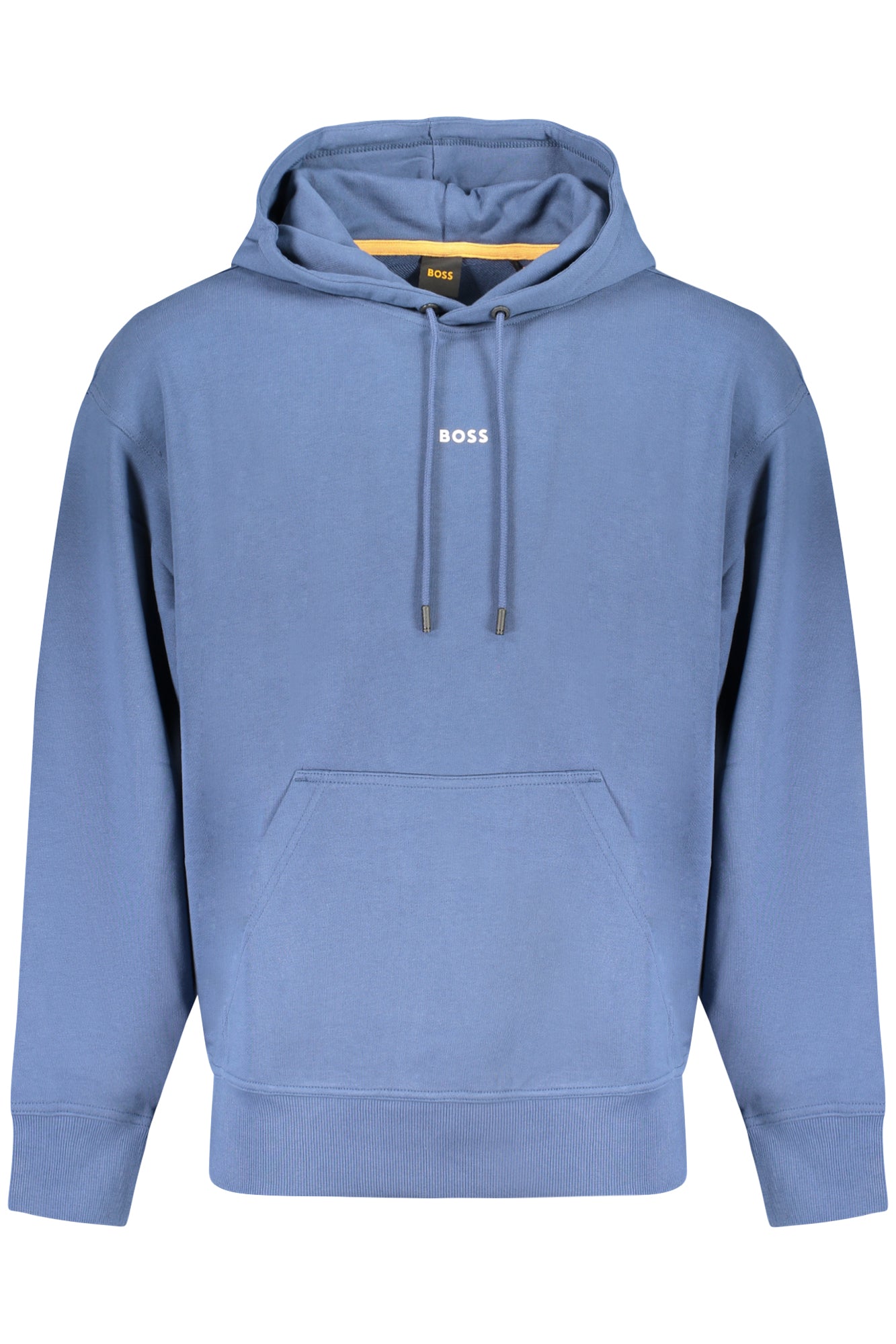 BOSS MEN'S BLUE ZIP-UP SWEATSHIRT