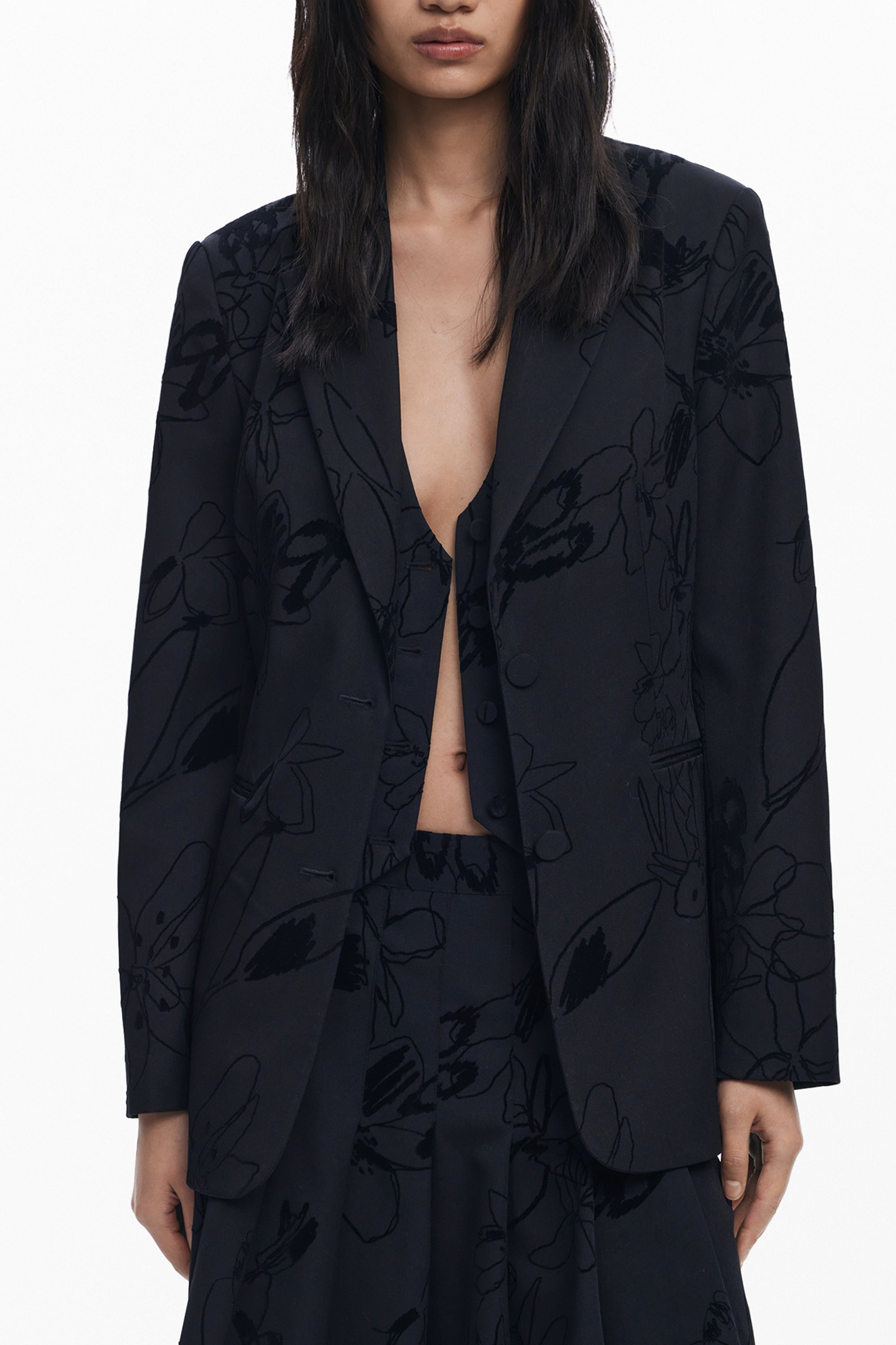 DESIGUAL CLASSIC WOMEN'S BLACK JACKET