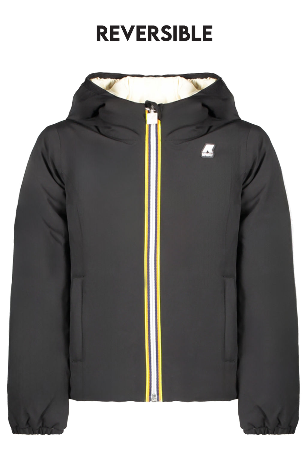 K-WAY BLACK JACKET FOR GIRLS