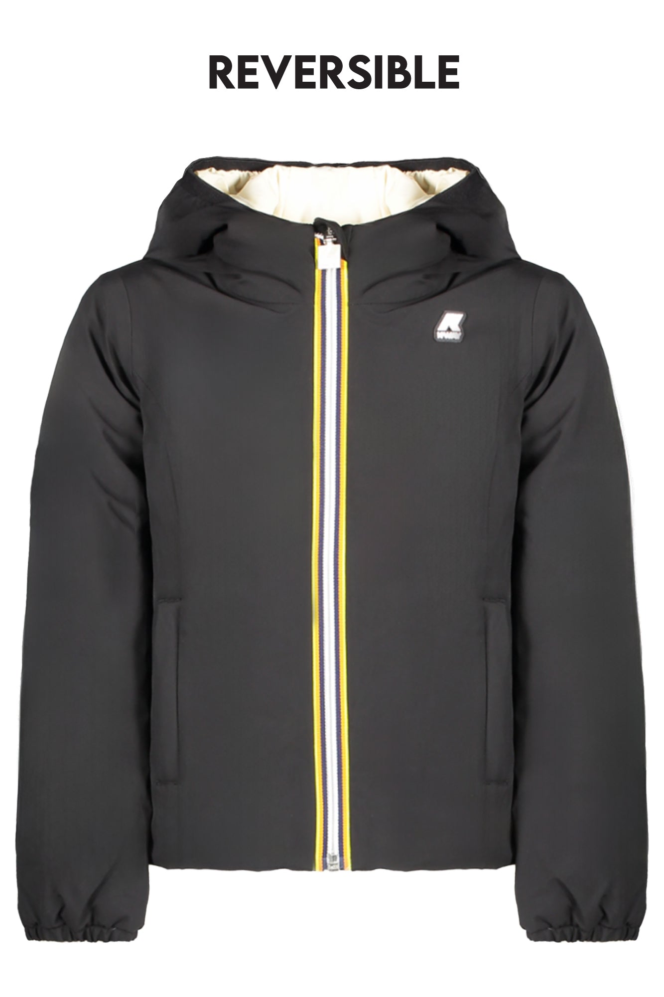 K-WAY BLACK JACKET FOR GIRLS