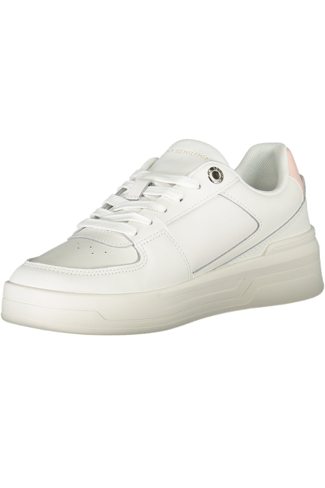 TOMMY HILFIGER WHITE WOMEN'S SPORTS SHOES