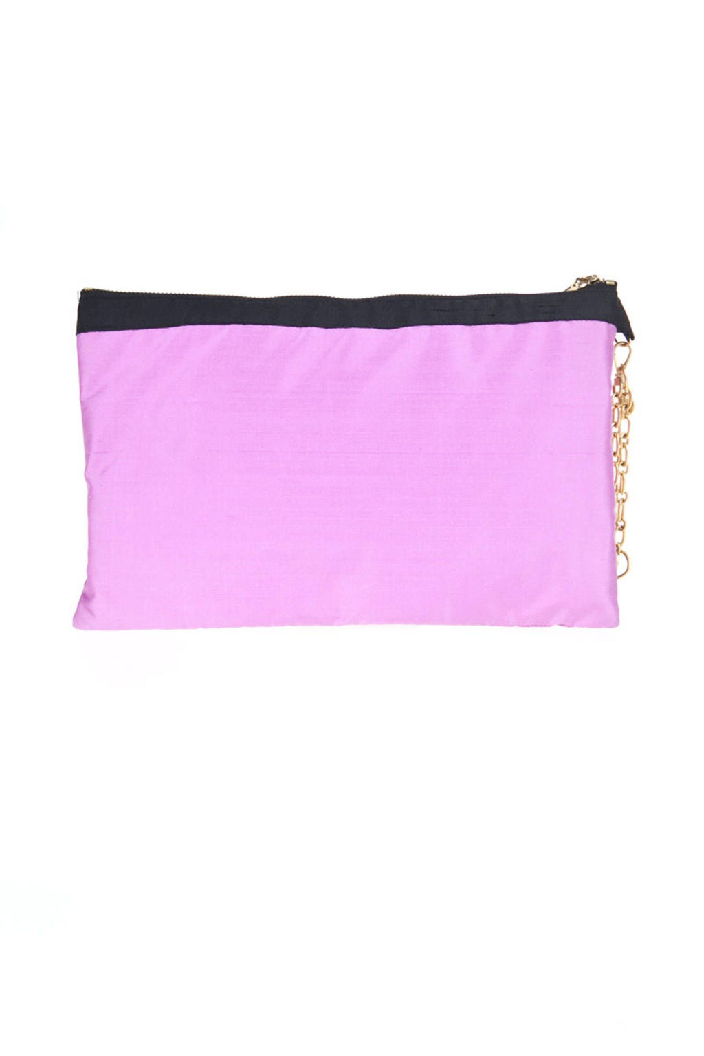 PATRIZIA PEPE PURPLE WOMAN CLUTCH