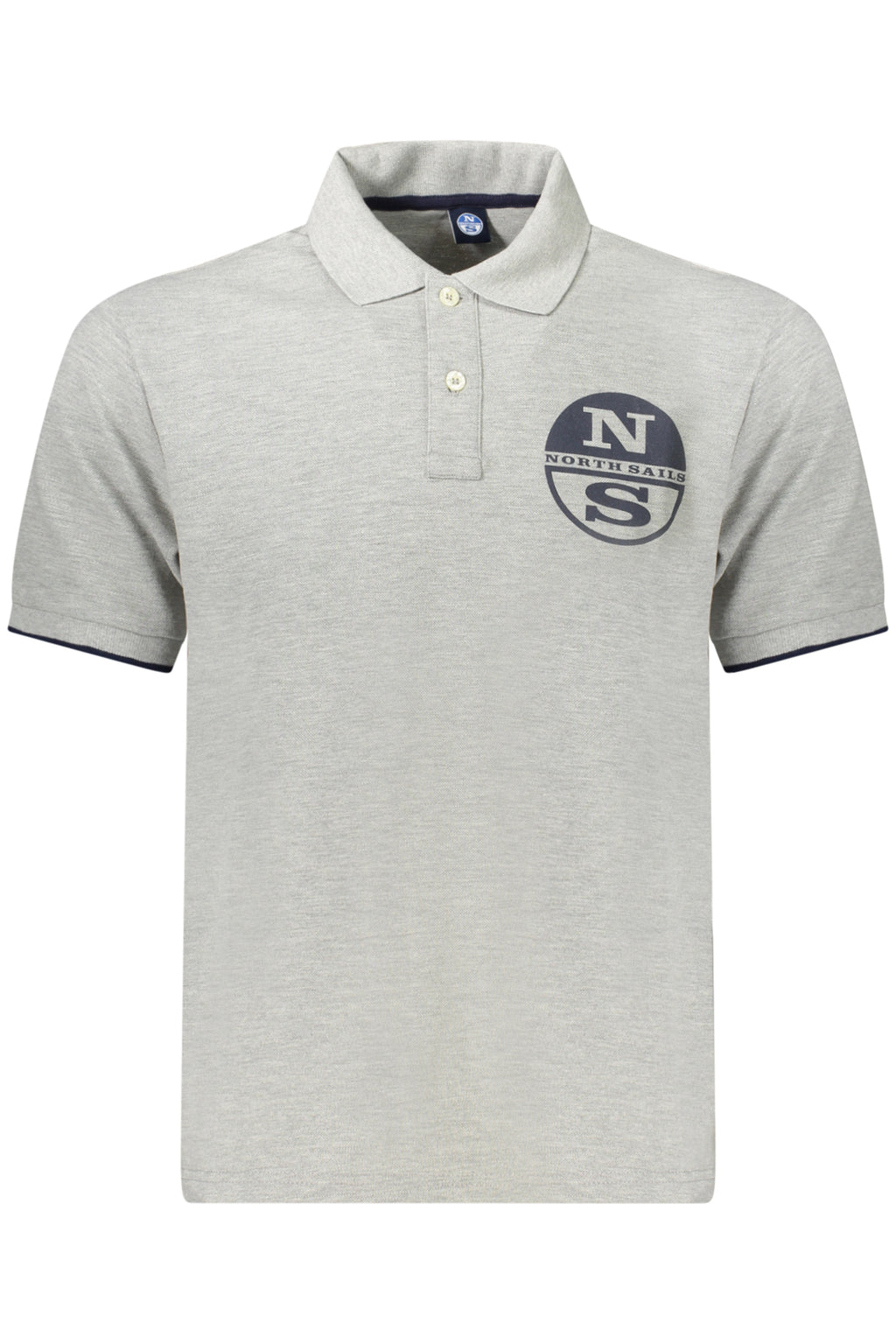 NORTH SAILS MEN'S SHORT SLEEVE POLO GREY