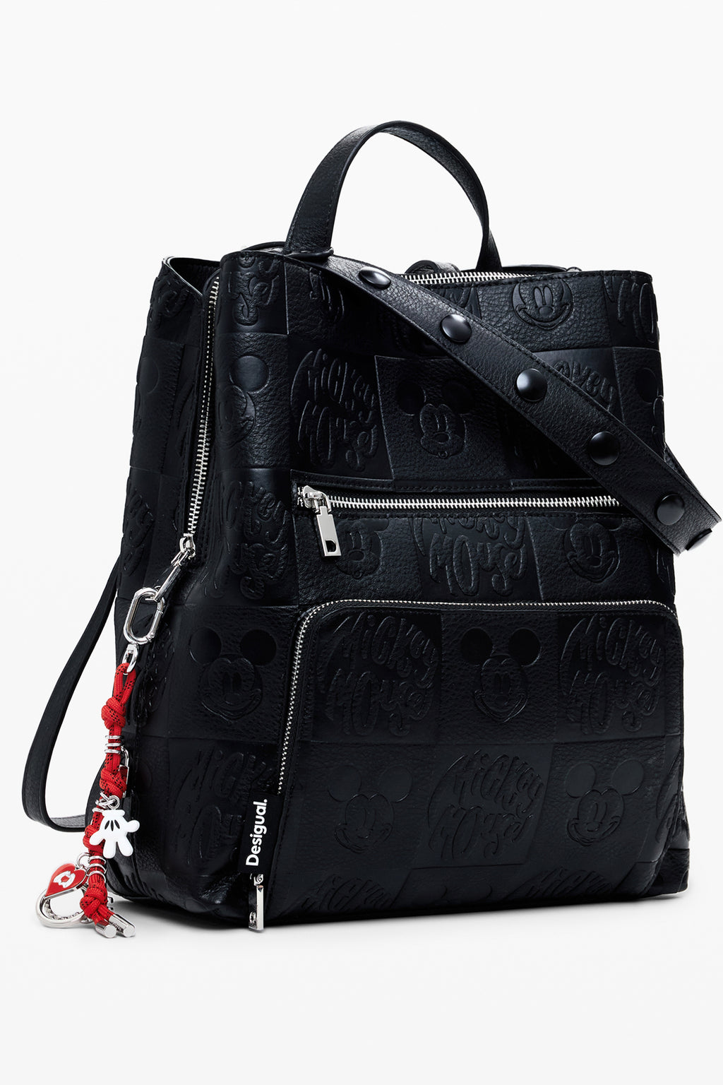 DESIGUAL WOMEN'S BLACK BACKPACK
