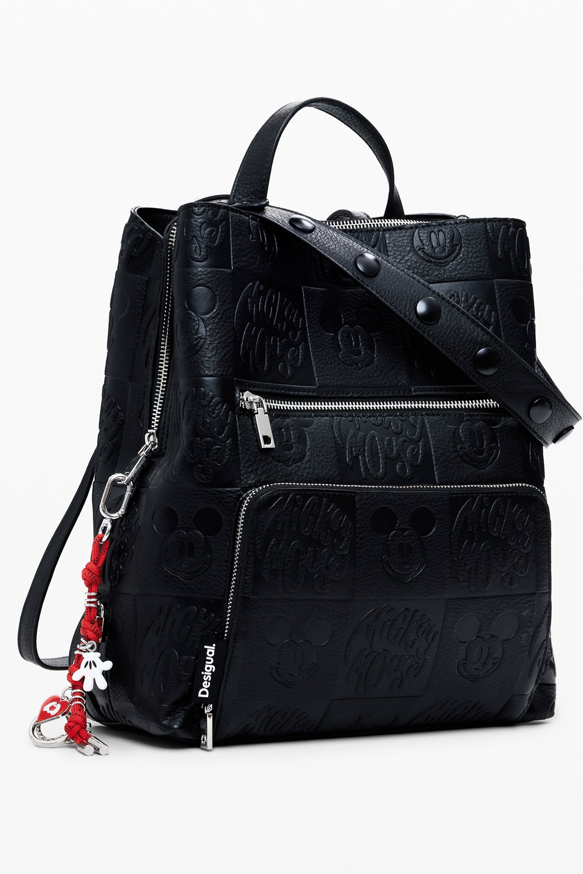 DESIGUAL WOMEN'S BLACK BACKPACK