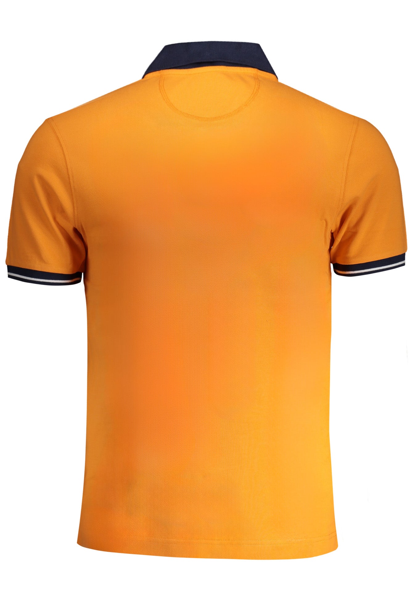 LA MARTINA MEN'S ORANGE SHORT SLEEVED POLO SHIRT