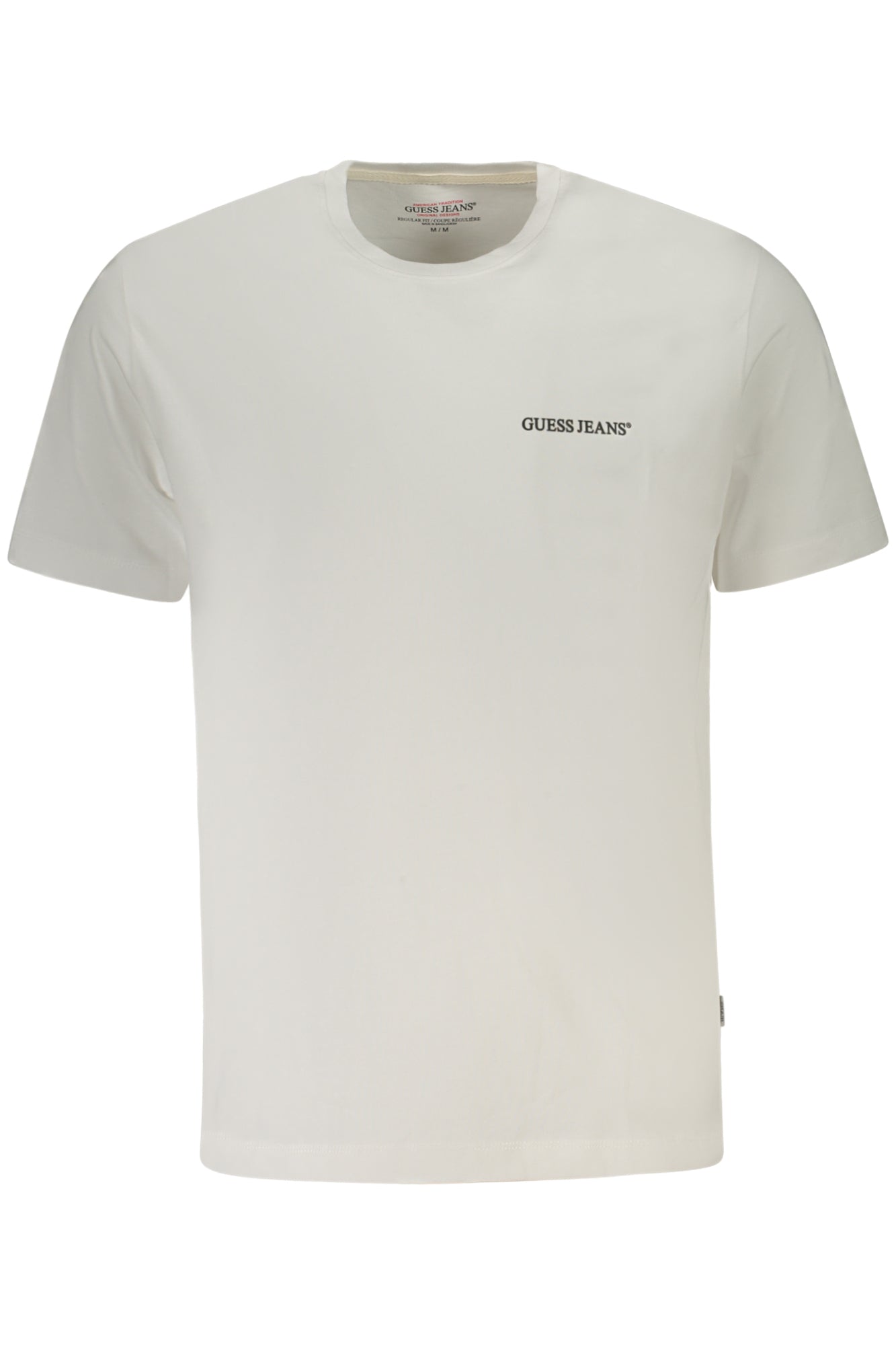 GUESS JEANS MEN'S SHORT-SLEEVED T-SHIRT WHITE