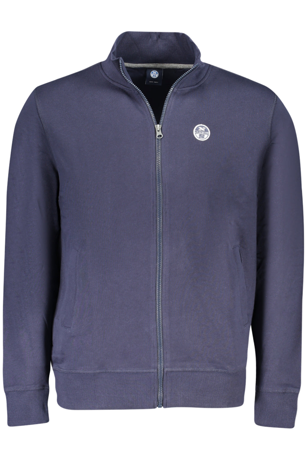 NORTH SAILS MEN'S BLUE ZIP-UP SWEATSHIRT