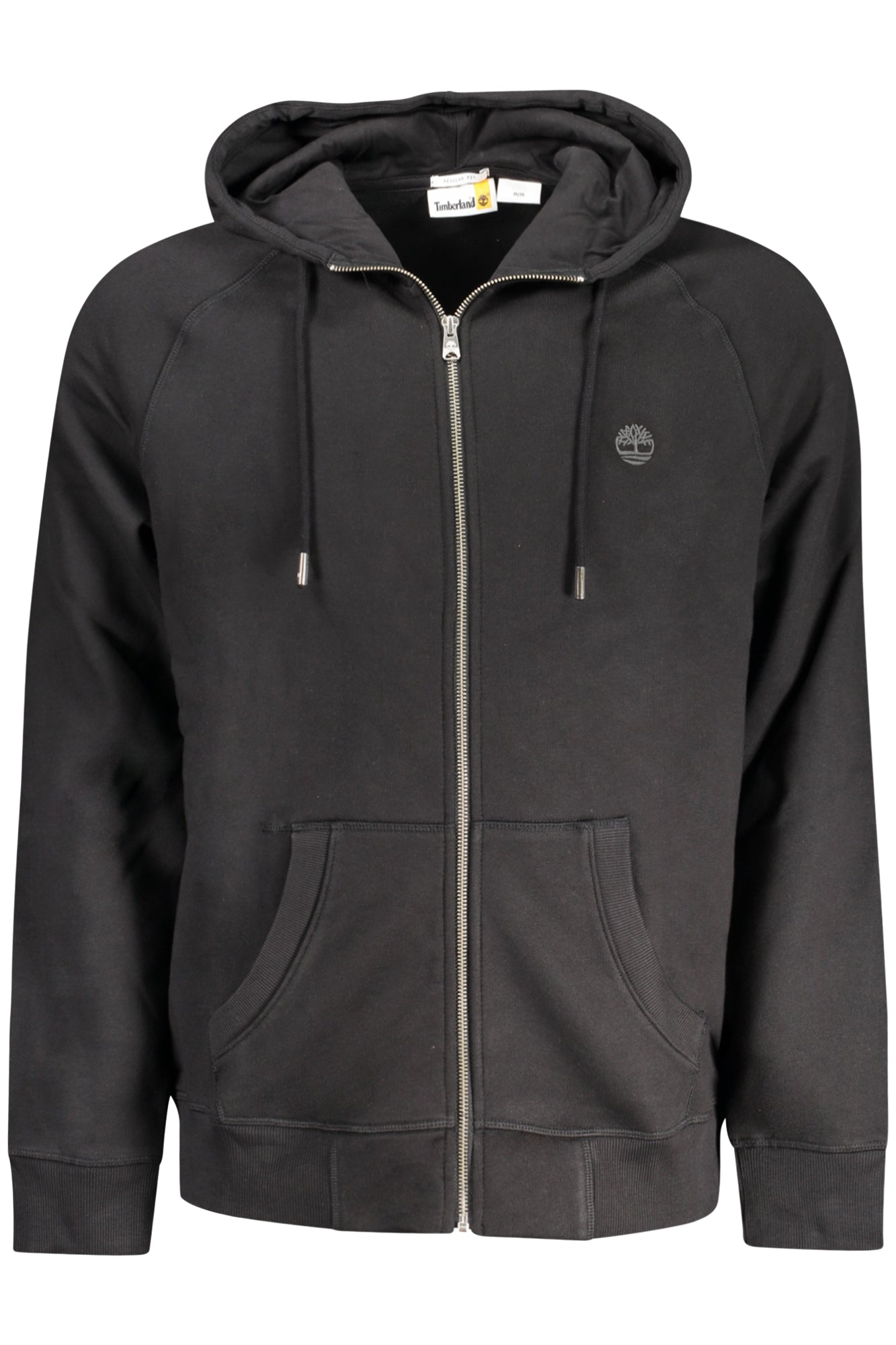 TIMBERLAND MEN'S BLACK ZIP-UP SWEATSHIRT